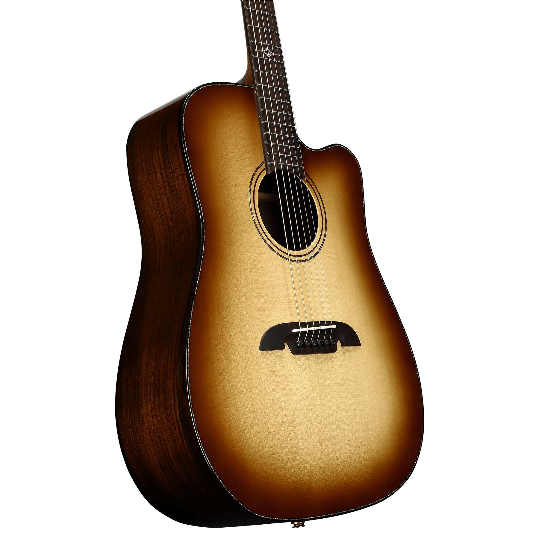 Alvarez Masterworks MDA70CE Dreadnought Electro-Acoustic in Shadowburst with Cutaway - MDA70CEHFARSHB-Alvarez-Masterworks-Dreadnought-Cutaway-Bevels-Spruce-top-Rosewood-back-Shadowburst-LR-Baggs-HiFi-Side.jpg