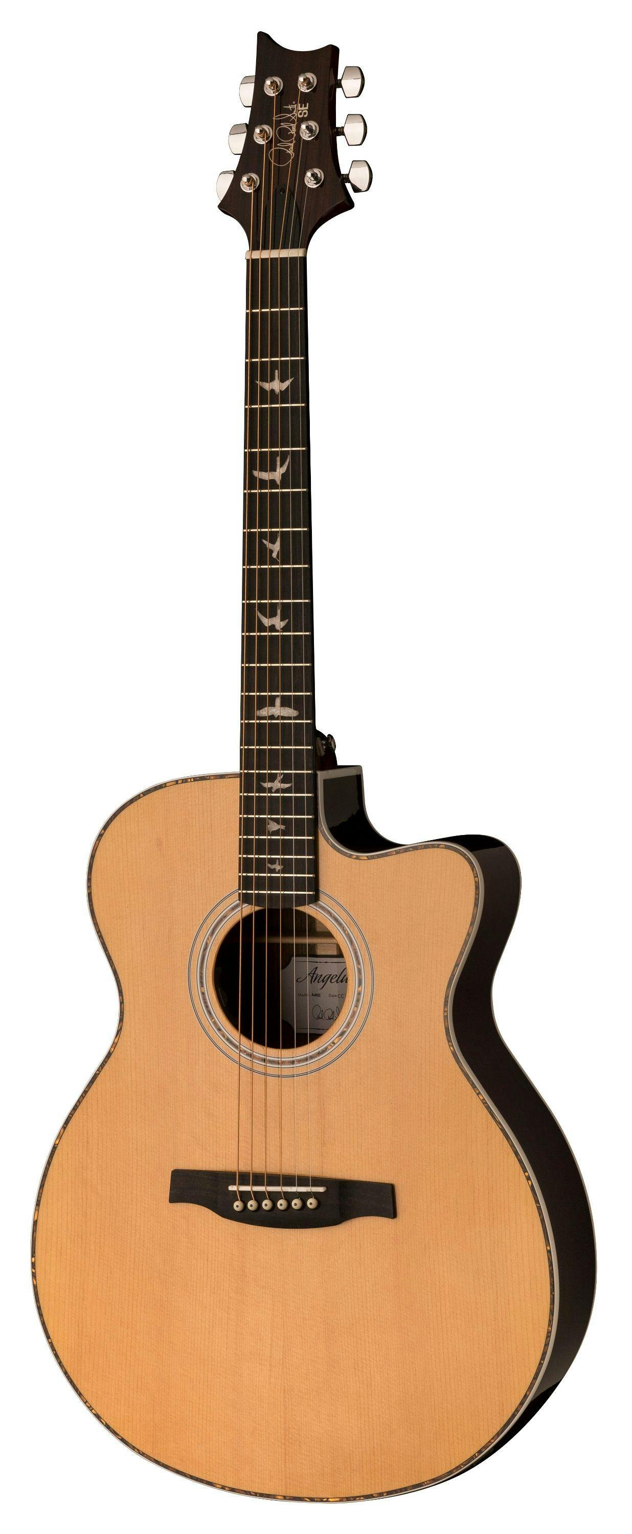 PRS SE Angelus A40E Cutaway Electro Acoustic Guitar - 257735-SE A40E_3quarter.jpg