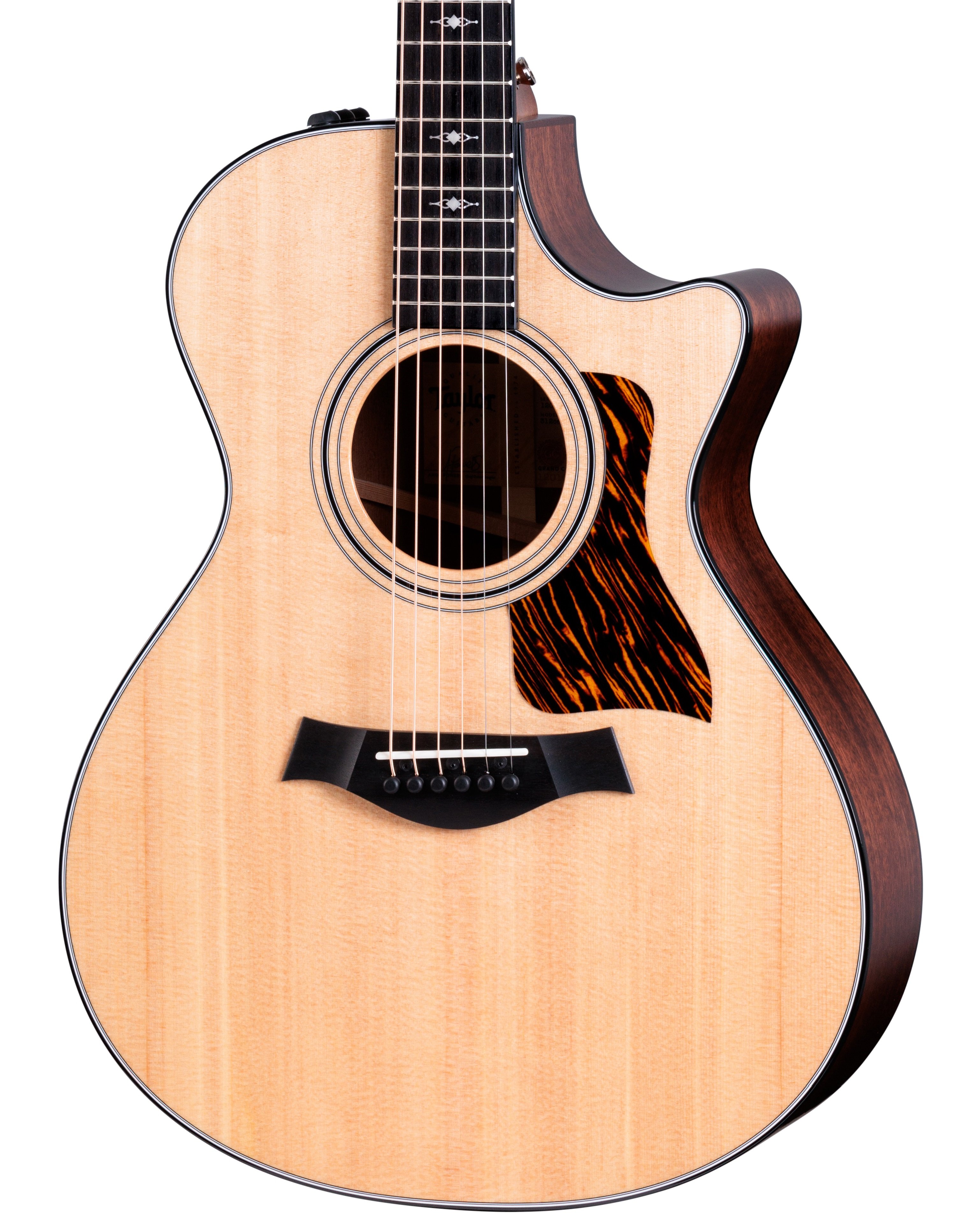 Taylor 312ce Grand Concert Electro Acoustic Guitar in Natural - Taylor-312ce-1201094071-FrontLeft-2024.jpg