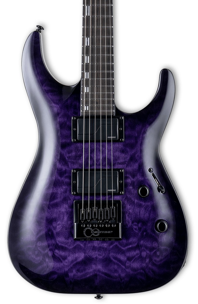 ESP LTD Deluxe H-1000 EverTune Electric Guitar in See Through Purple Sunburst - 488144-ESP LTD Deluxe H-1000 EverTune Electric Guitar in See Through Purple Sunburst.jpg