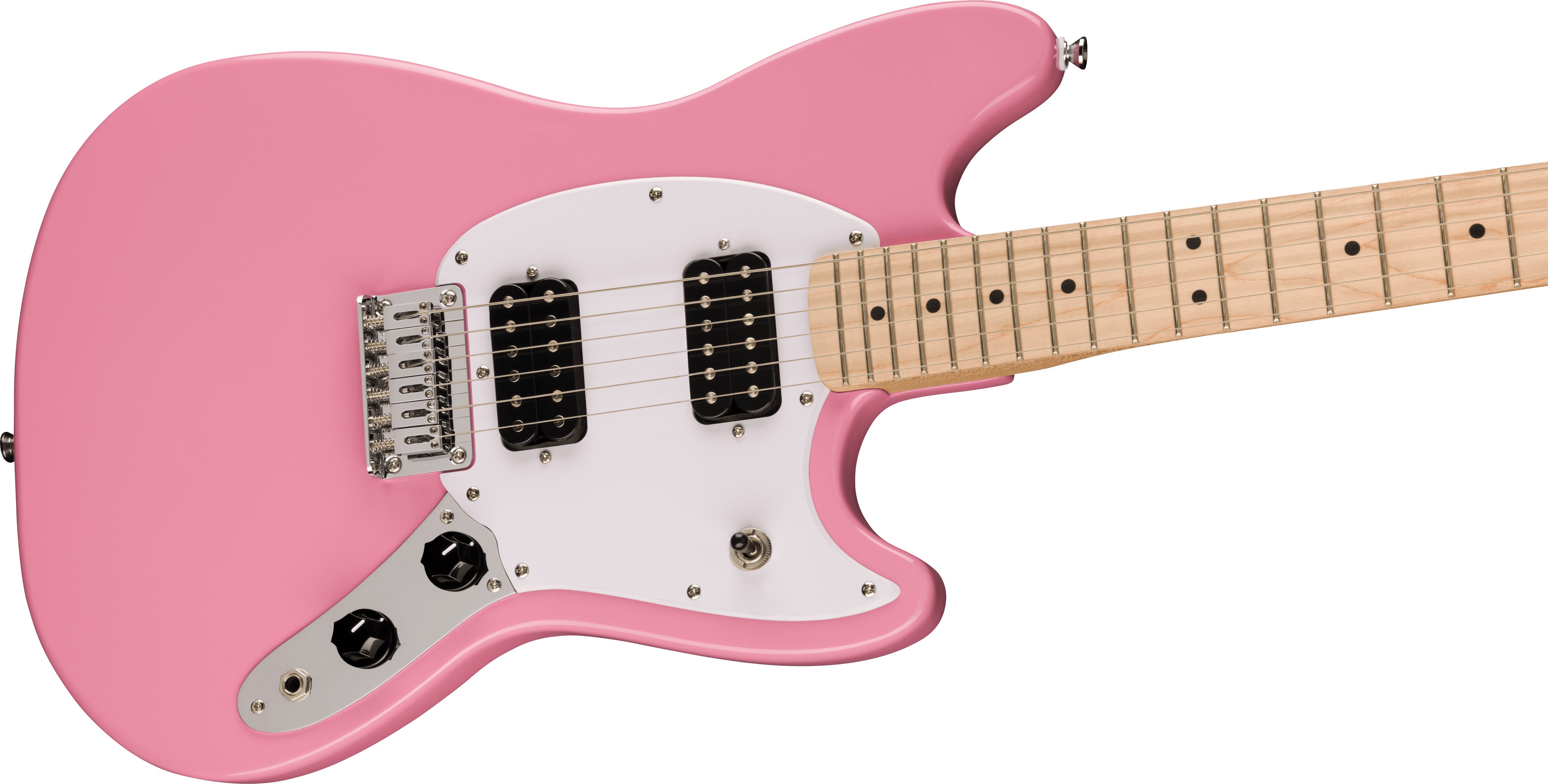 Squier Sonic Mustang HH Electric Guitar in Flash Pink - Andertons