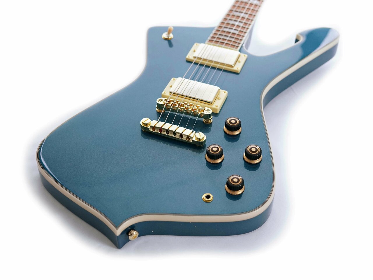 Ibanez IC420 ABM （MOD）アイスマン Ibanez IC420ABM Iceman Electric Guitar in Antique Blue Metallic
