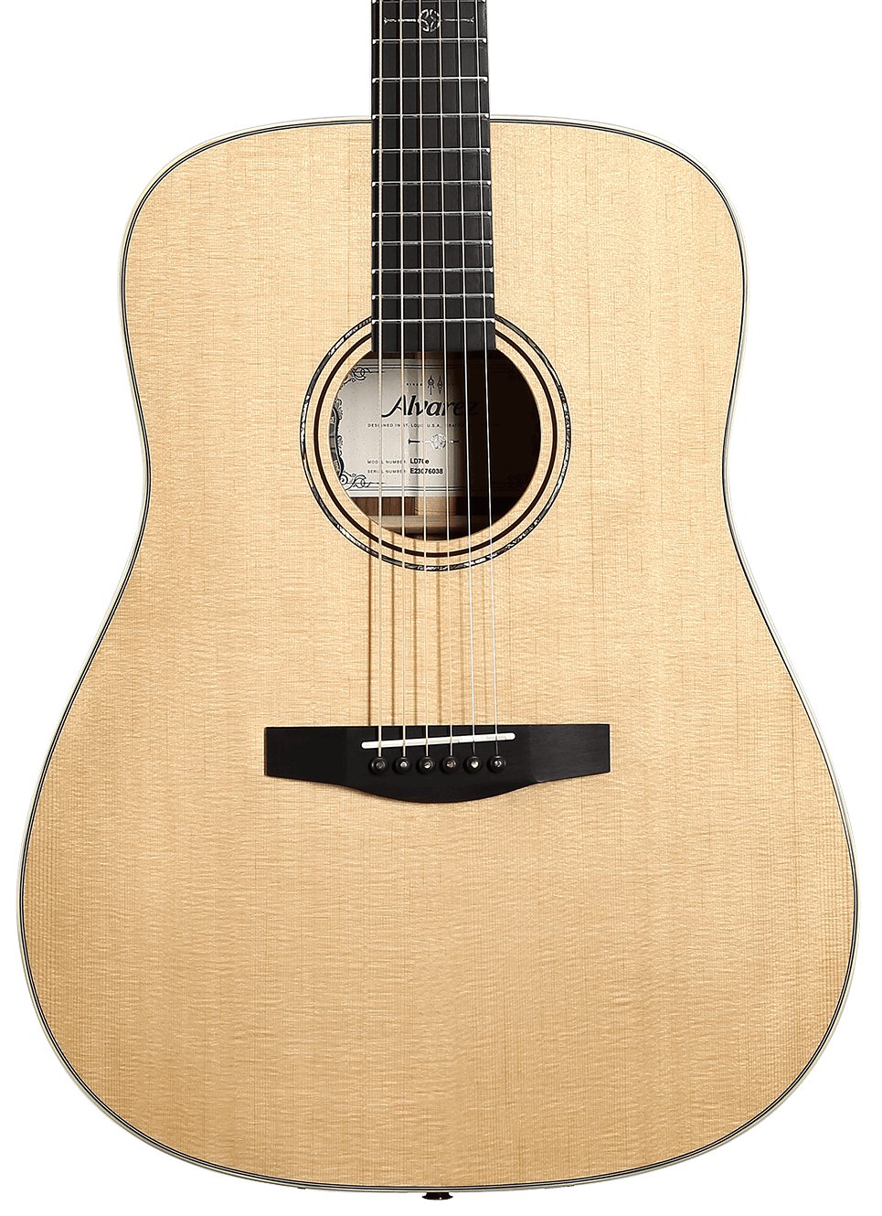 Alvarez Laureate LD70E Dreadnought Electro-Acoustic in Natural - LD70EHF-Alvarez-Laureate-Dreadnought-Spruce-top-Rosewood-back-Natural-LR-Baggs-HiFi-Hero.jpg