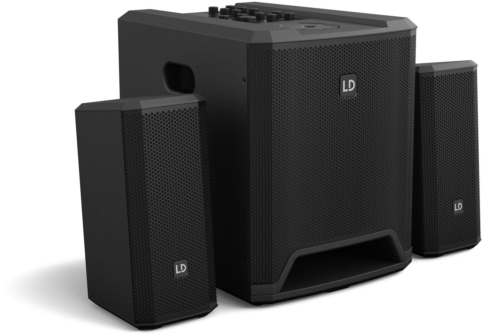 LD Systems DAVE 10 G4X Compact 2.1 powered sound system - LDDAVE10G4X-LD_Systems_Dave_10_G4X_Compact_2.1_front.jpg