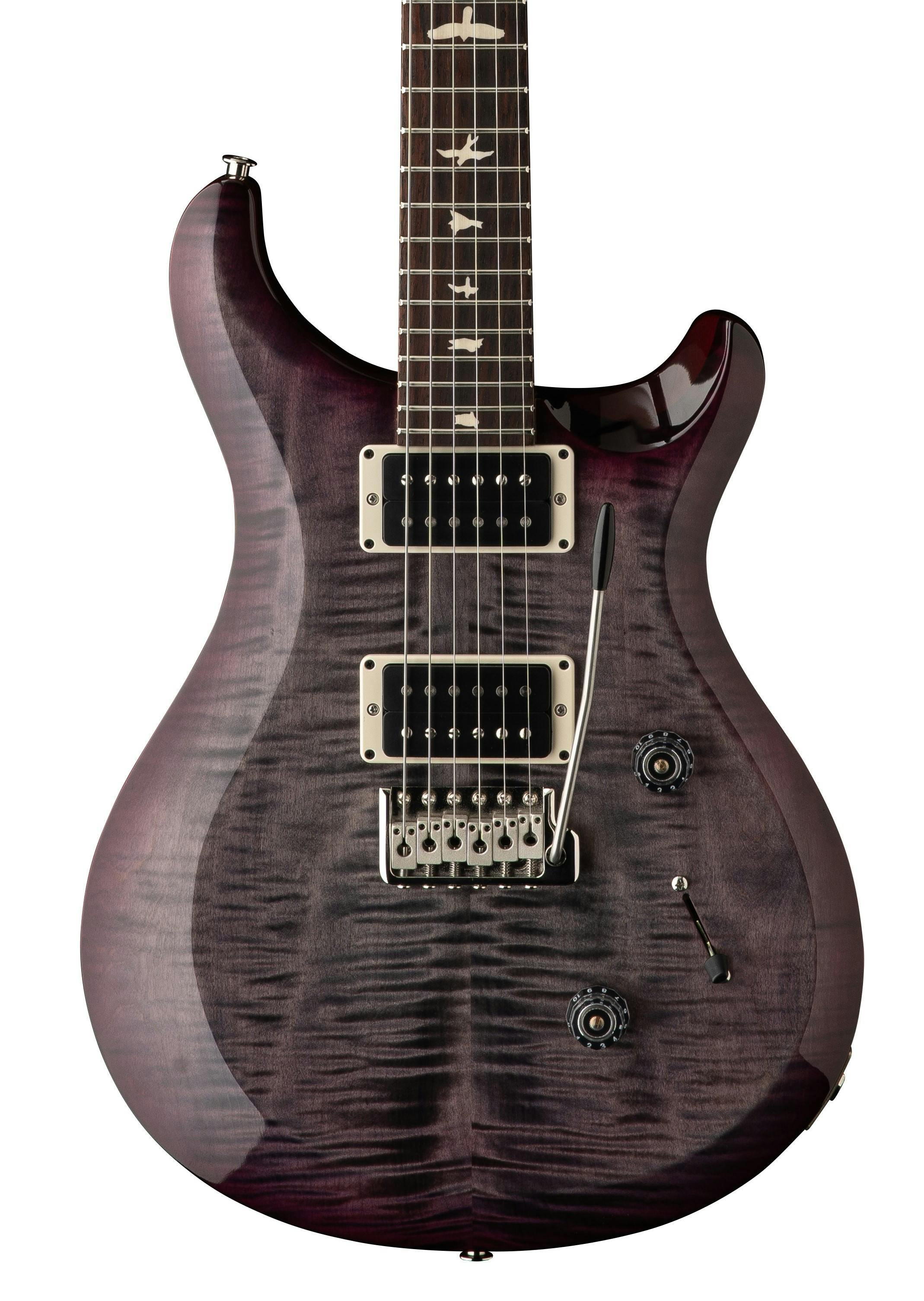 PRS S2 Custom 24 Electric Guitar in Faded Gray Black Purple Burst - C5M4F2HTIBTN55VGI-S2-Custom-24-Faded-Gray-Black-Purple-Burst-hero.jpg