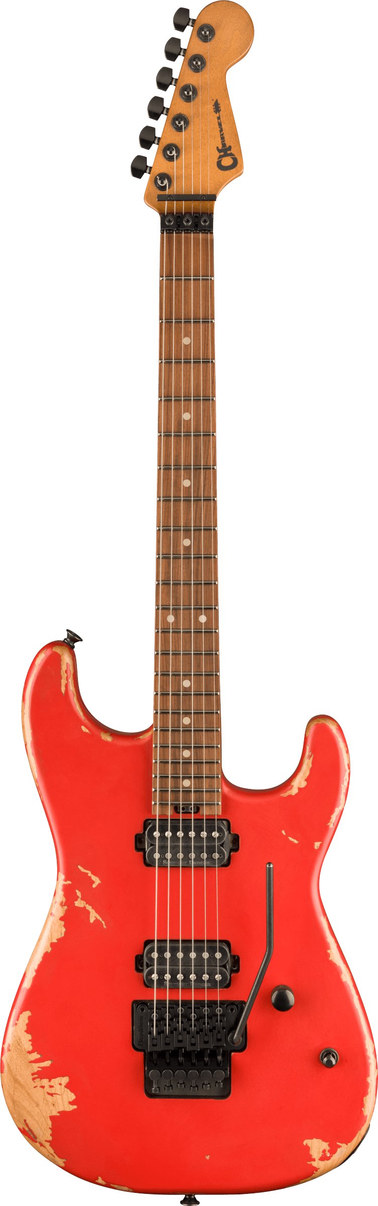 Charvel Pro-Mod Relic San Dimas Style 1 FR in Weathered Orange - 2965201380-2965201380_cha_ins_frt_1_rr.jpg