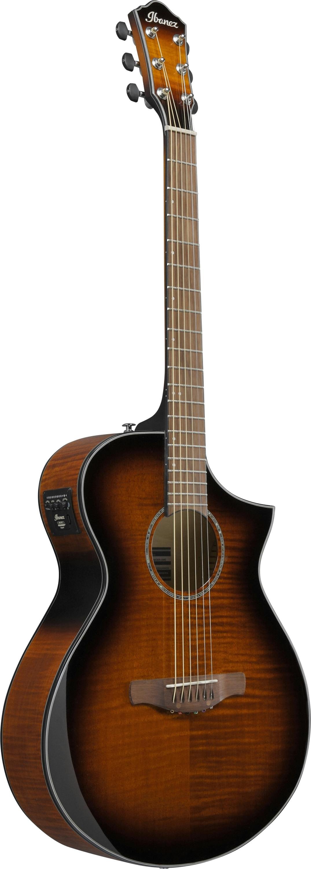 Ibanez AEWC400-AMS Electro Acoustic Guitar in Amber Sunburst High Gloss - AEWC400-AMS-Ibanez-AEWC400-AMS-Electro-Acoustic-Guitar-Amber-Sunburst-Angle.jpg