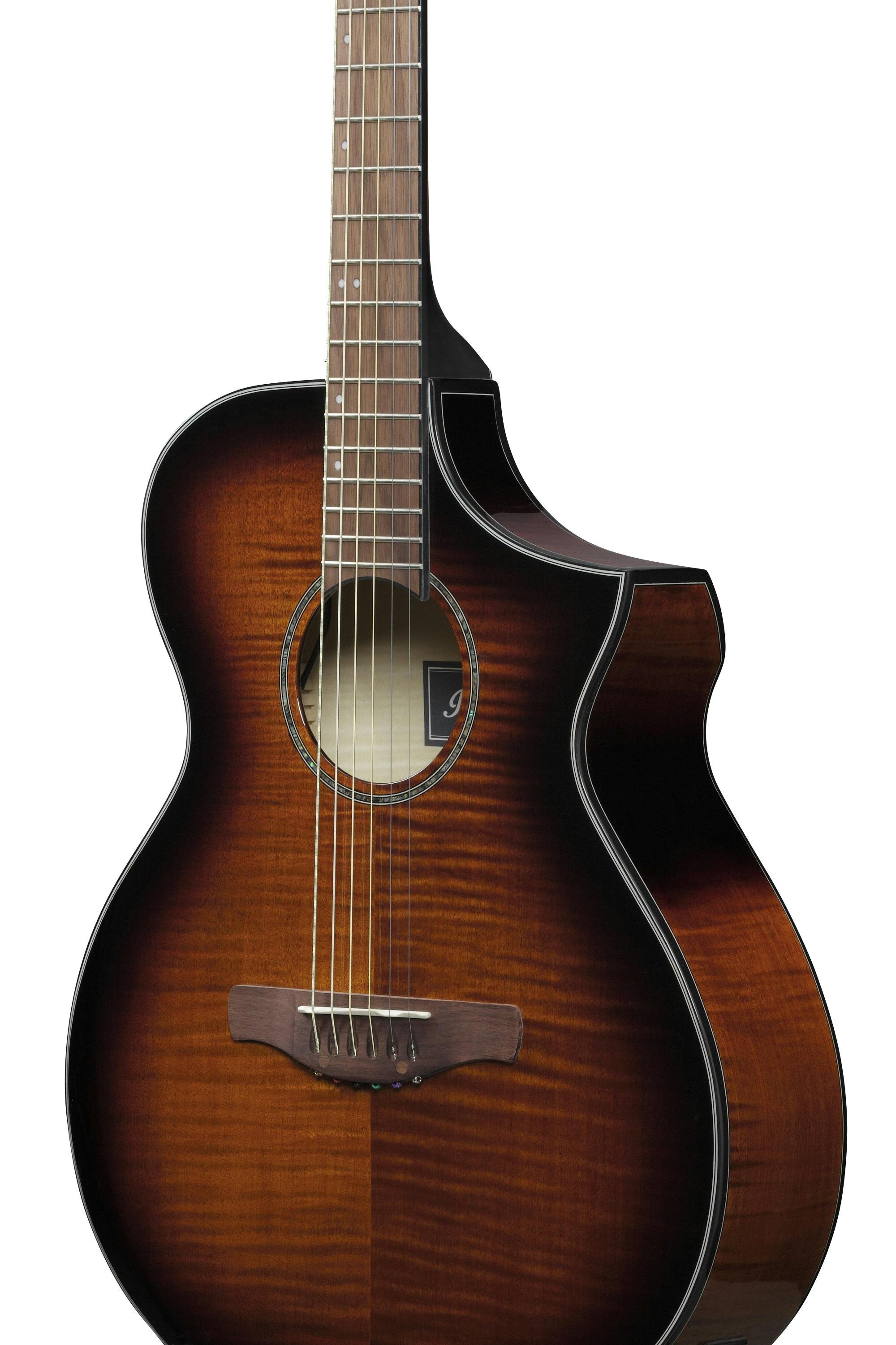 Ibanez AEWC400-AMS Electro Acoustic Guitar in Amber Sunburst High Gloss - AEWC400-AMS-Ibanez-AEWC400-AMS-Electro-Acoustic-Guitar-Amber-Sunburst-Body-Angle.jpg