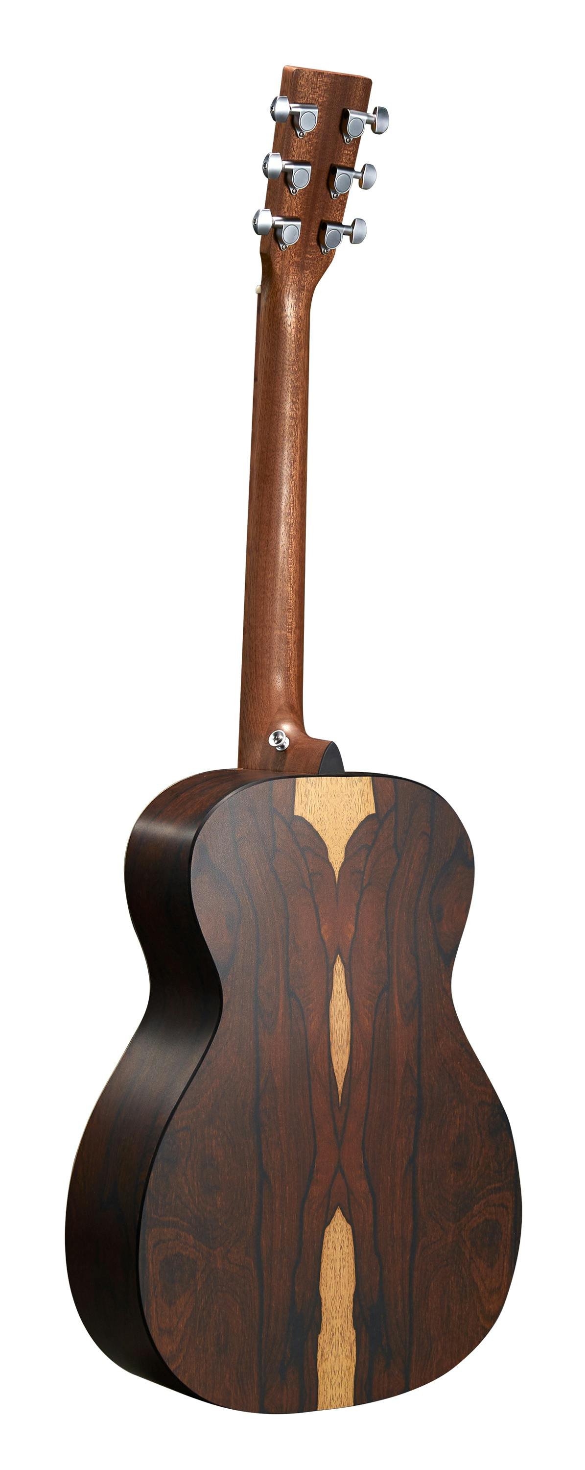 Martin X-Series Remastered 0-X2E Acoustic Guitar with Solid  Spruce Top + Cocobolo HPL B&S - 0X2E-COCO-0X2E-COCO_Rear.jpg