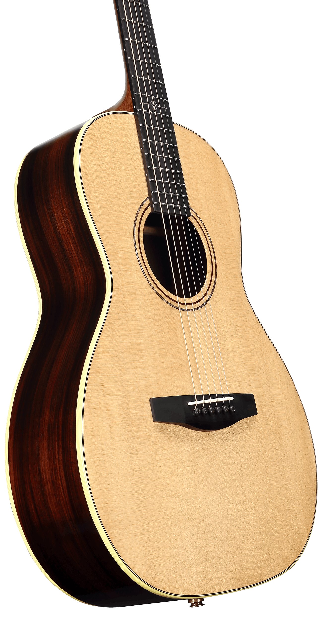 Alvarez Laureate LP70HFE Parlour Electro Acoustic in Natural - LP70HFE-Alvarez-Laureate-Parlor-Spruce-top-Rosewood-back-Natural-LR-Baggs-HiFi-Side.jpg