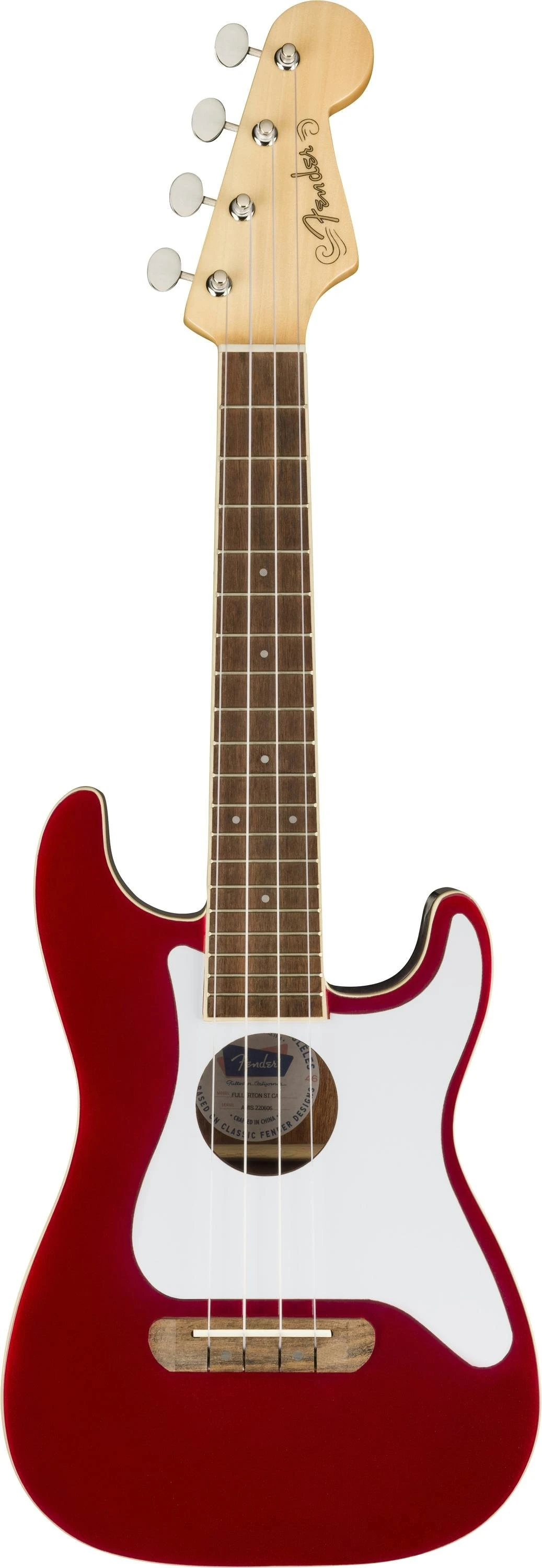 Fender Fullerton Stratocaster Ukulele in Candy Apple Red - 0970523509-0970523509_fen_ins_frt_1_rr.jpg