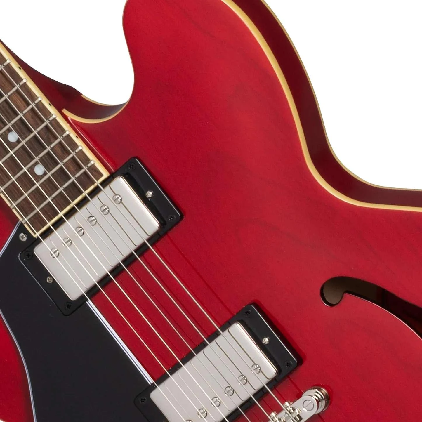 Epiphone Inspired by Gibson ES-335 Semi-Hollow Left Handed Electric Guitar in Cherry - EIES335LCHNH1 (6).jpg