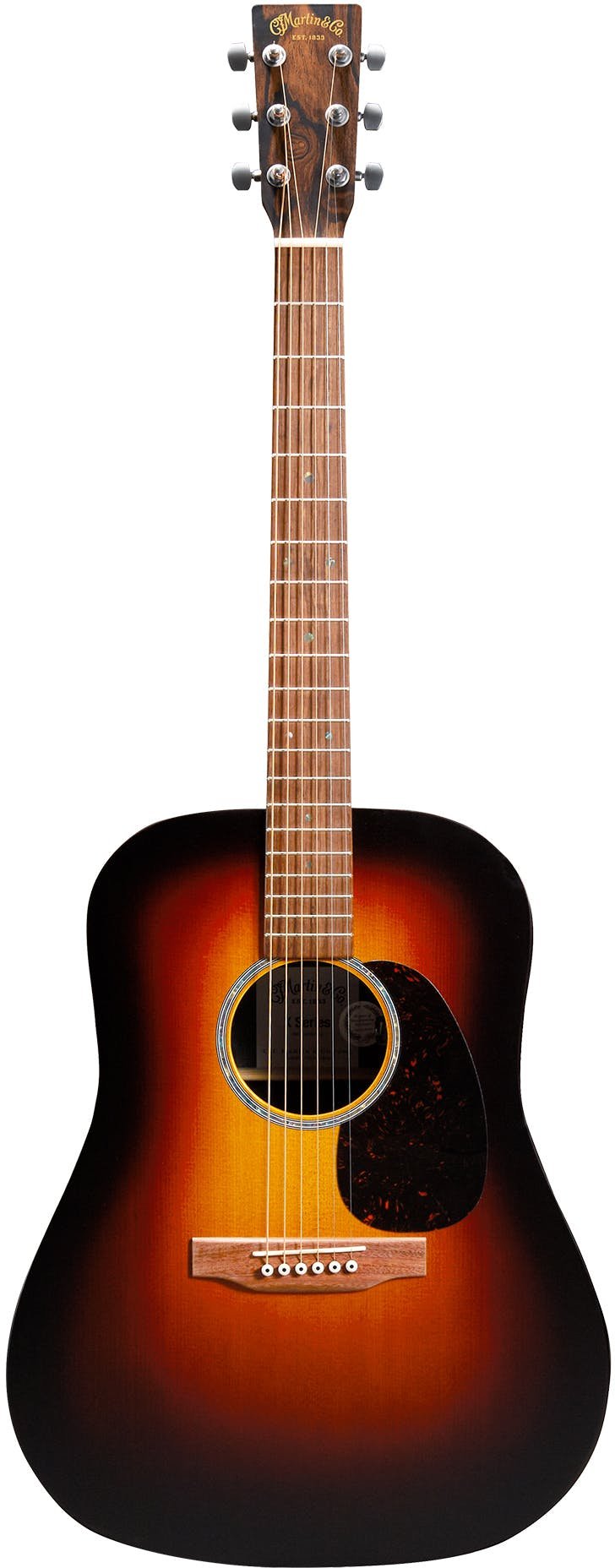 Martin X-Series Remastered D-X2E Acoustic Guitar in Ziricote Burst