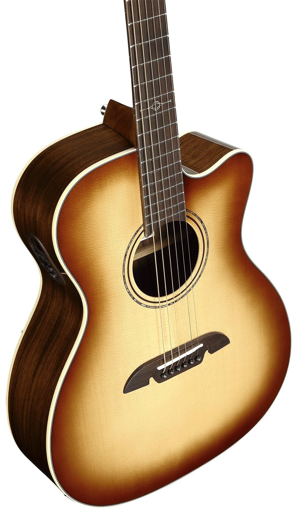 Alvarez Artist AF70CE Folk OM Electro Acoustic in Shadowburst with Cutaway - AF70CESPBSHB-7.jpg