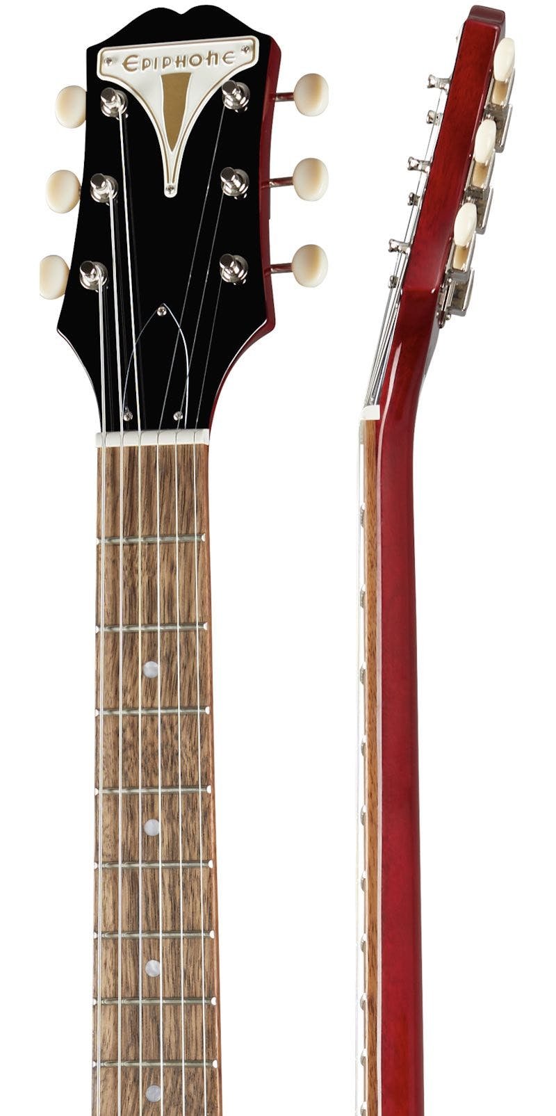 Epiphone Wilshire P-90 Electric Guitar in Cherry - 413467-Epiphone-Wilshire-P-90s-Cherry-Neck.jpg