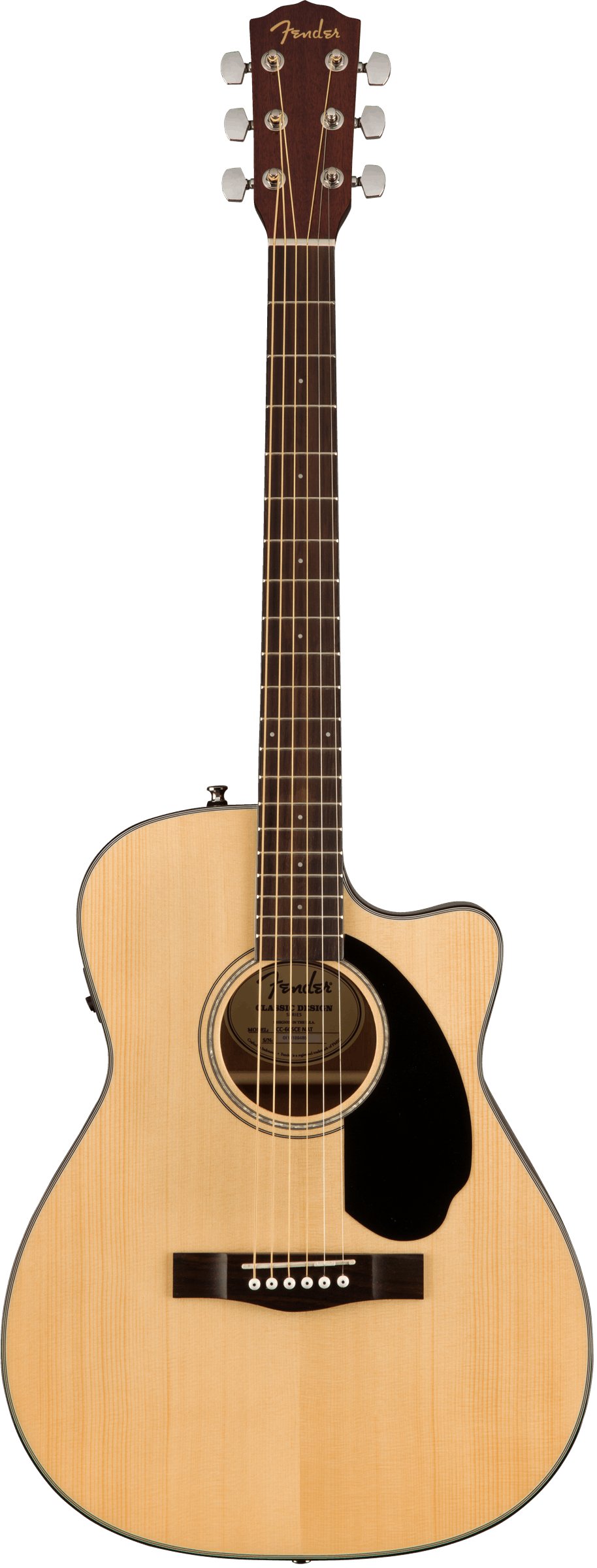 Fender CC60SCE Concert Sized Electro Acoustic Cutaway Guitar Natural - 319889-CC-60SCE-1.jpg
