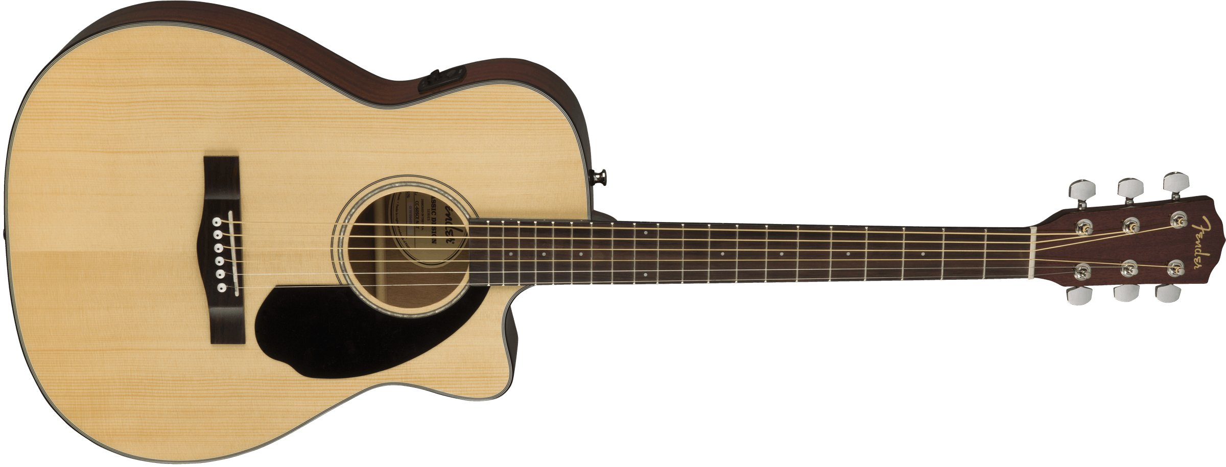 Fender CC60SCE Concert Sized Electro Acoustic Cutaway Guitar Natural - 319890-1548776756773.jpg