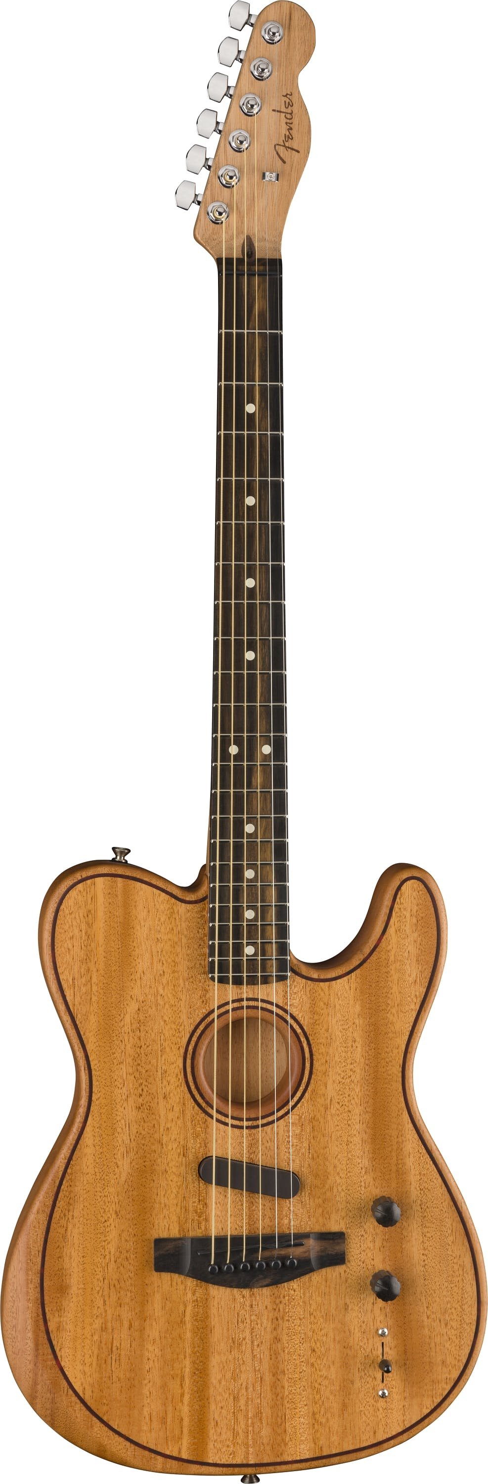 Fender American Acoustasonic Telecaster All-Mahogany Acoustic/Electric Guitar in Natural - 517193-Fender-American-Acoustasonic-Telecaster-All-Mahogany-Natural-Angle.jpg