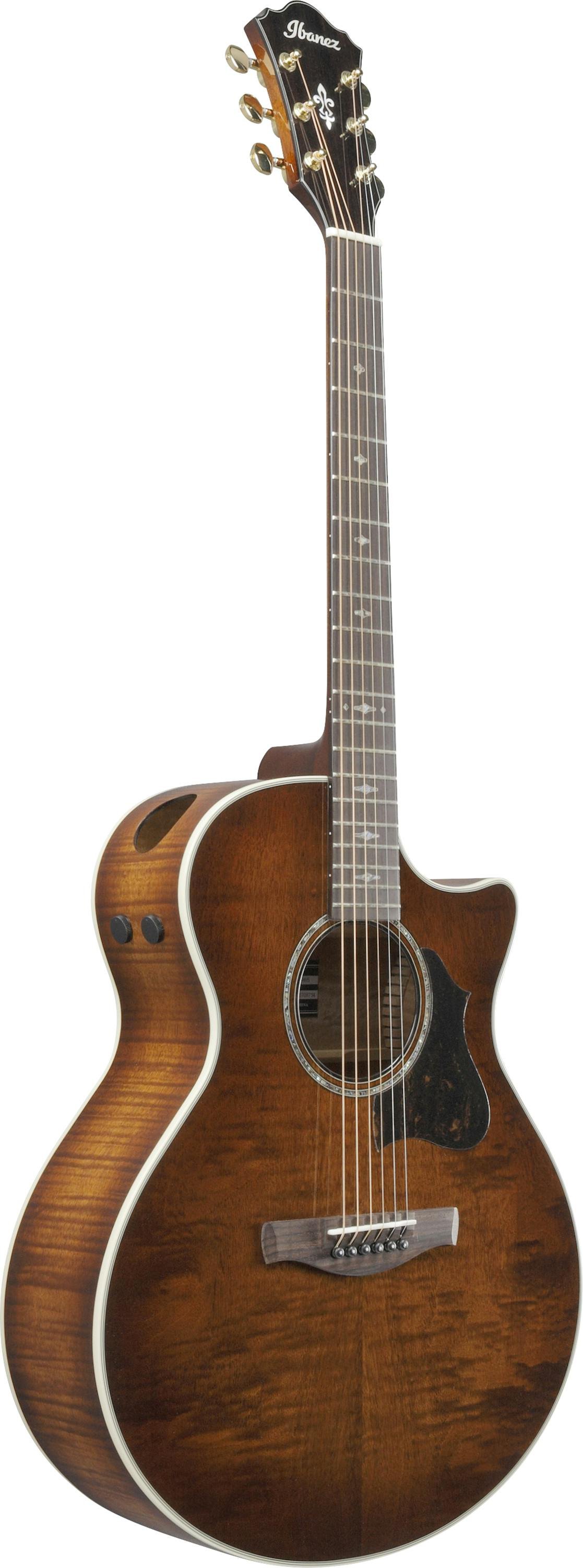 Ibanez AE340FMH-MHS Flamed Okoume Acoustic Guitar with Cutaway in Sunburst High Gloss - AE340FMH-MHS-AE340FMH_MHS_1X_01_E.jpg