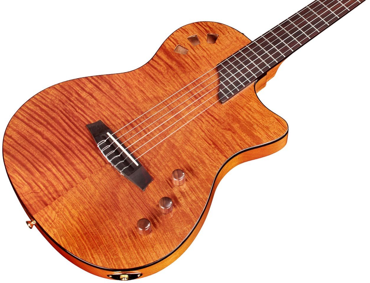 Cordoba Stage Guitar Nylon String in Natural Amber - COR-STAGEGUITAR-NA-Cordoba-Stage-Nylon-String-in-Natural-Amber-Body-Angle.jpg