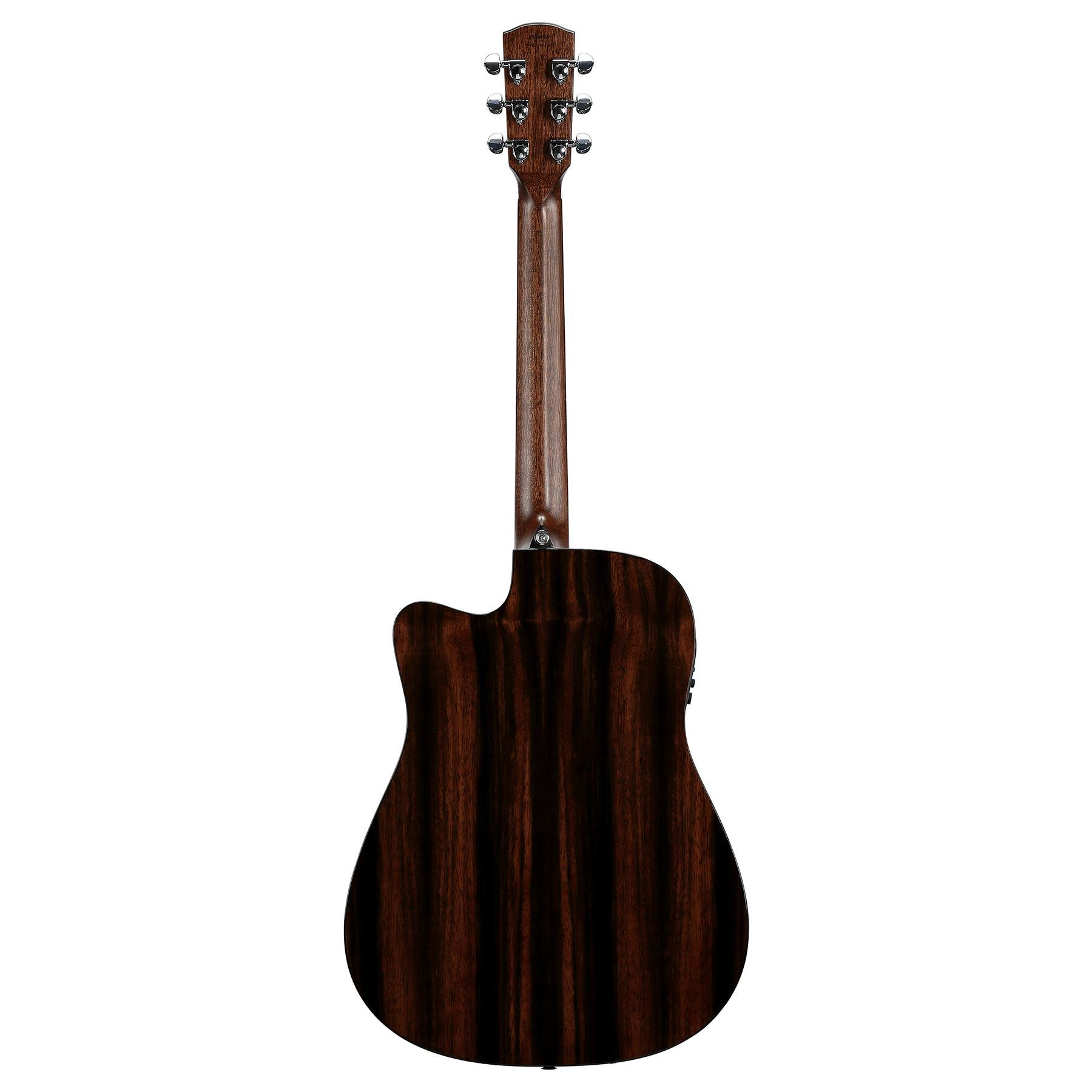Alvarez Artist Elite AED90CE Electro Acoustic Guitar in Natural - AED90CESPBAR-Alvarez-Artist-Elite-Dreadnought-Cutaway-Bevel-Spruce-top-Macassar-Ebony-back-Natural-LR-Baggs-SPB-Back.jpg