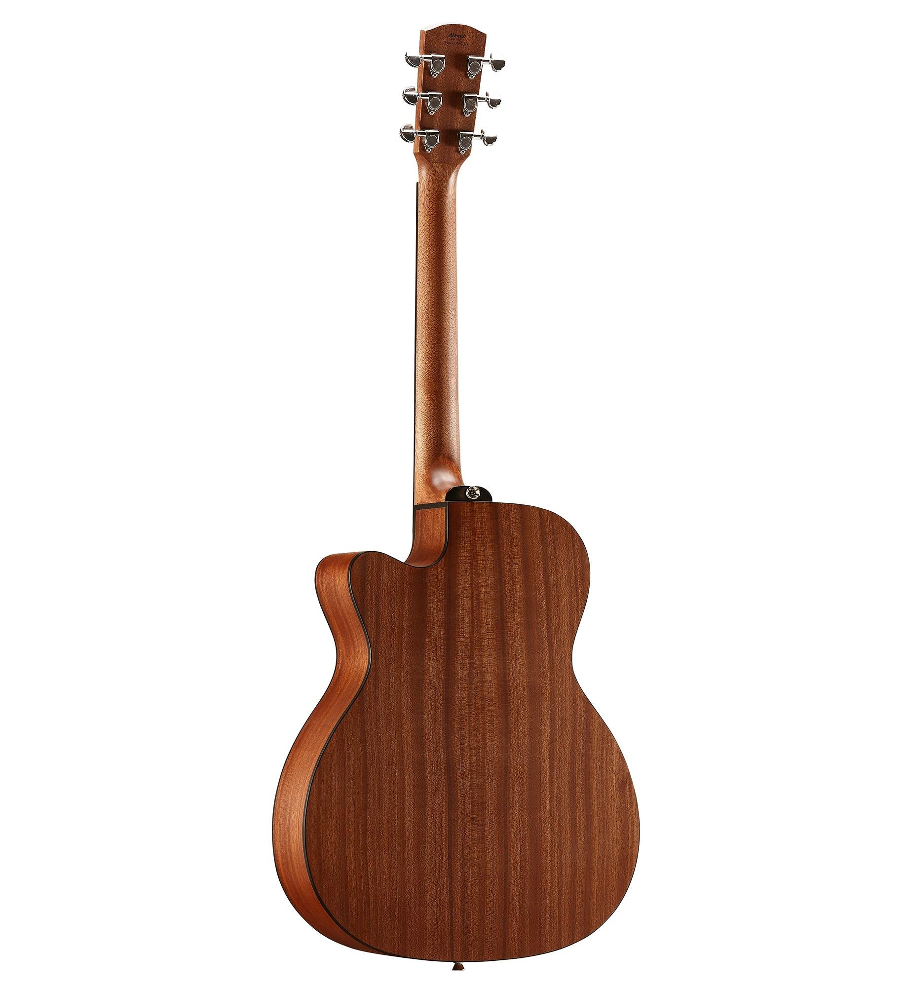 Alvarez Artist AF30CE Folk OM Electro-Acoustic in Natural - 294281-AF30CE-Back-3_4.jpg