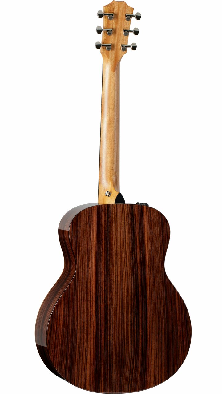 Taylor GS Mini-e Rosewood Plus Electro Acoustic Guitar in Natural - FG02016011000020000-Taylor-GS-Mini-e-Rosewood-Plus-Acoustic-Guitar-Back-Angle.jpg
