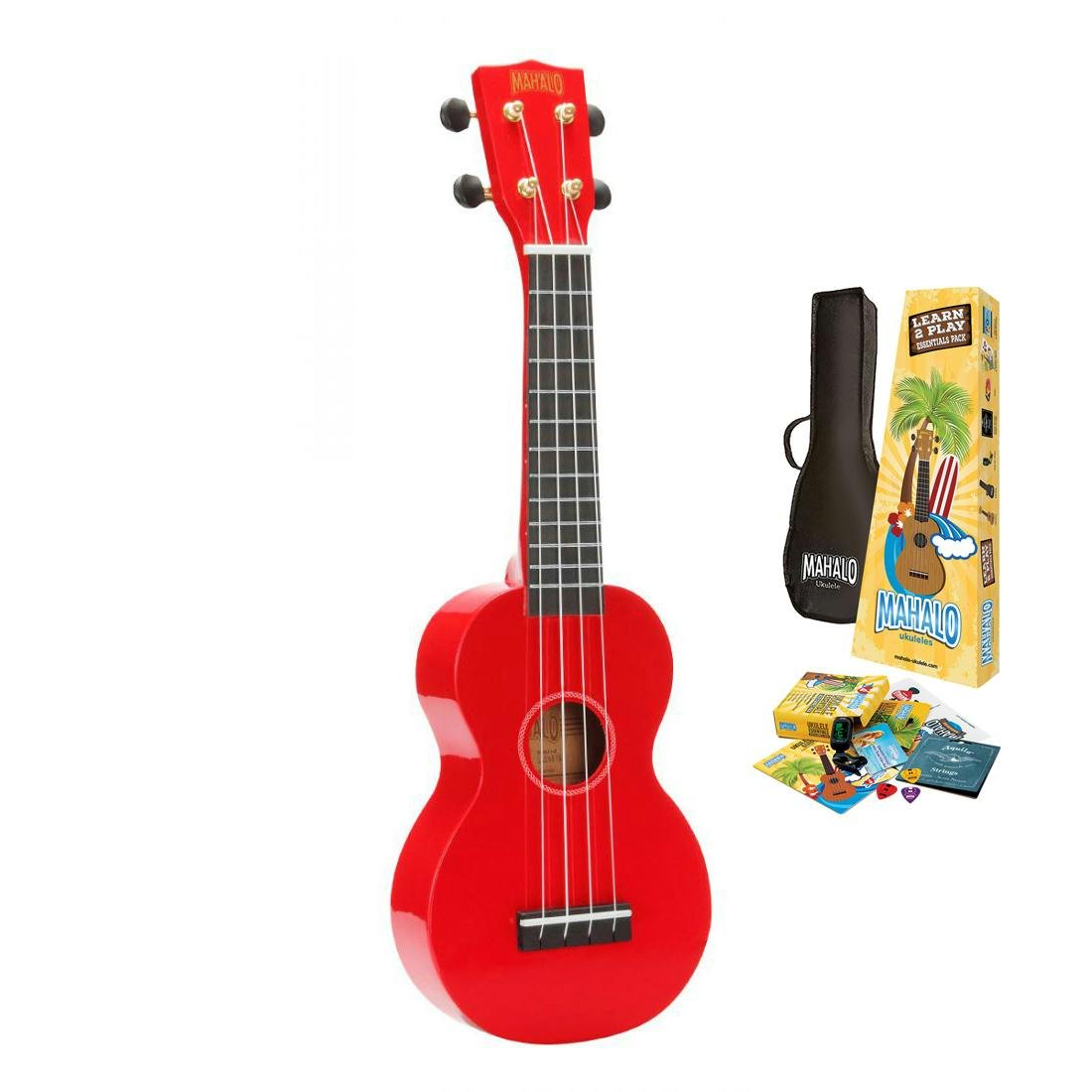 Mahalo Rainbow Ukulele MR1 in Red with Essentials Pack - 417878-2511RDP-hero.jpg