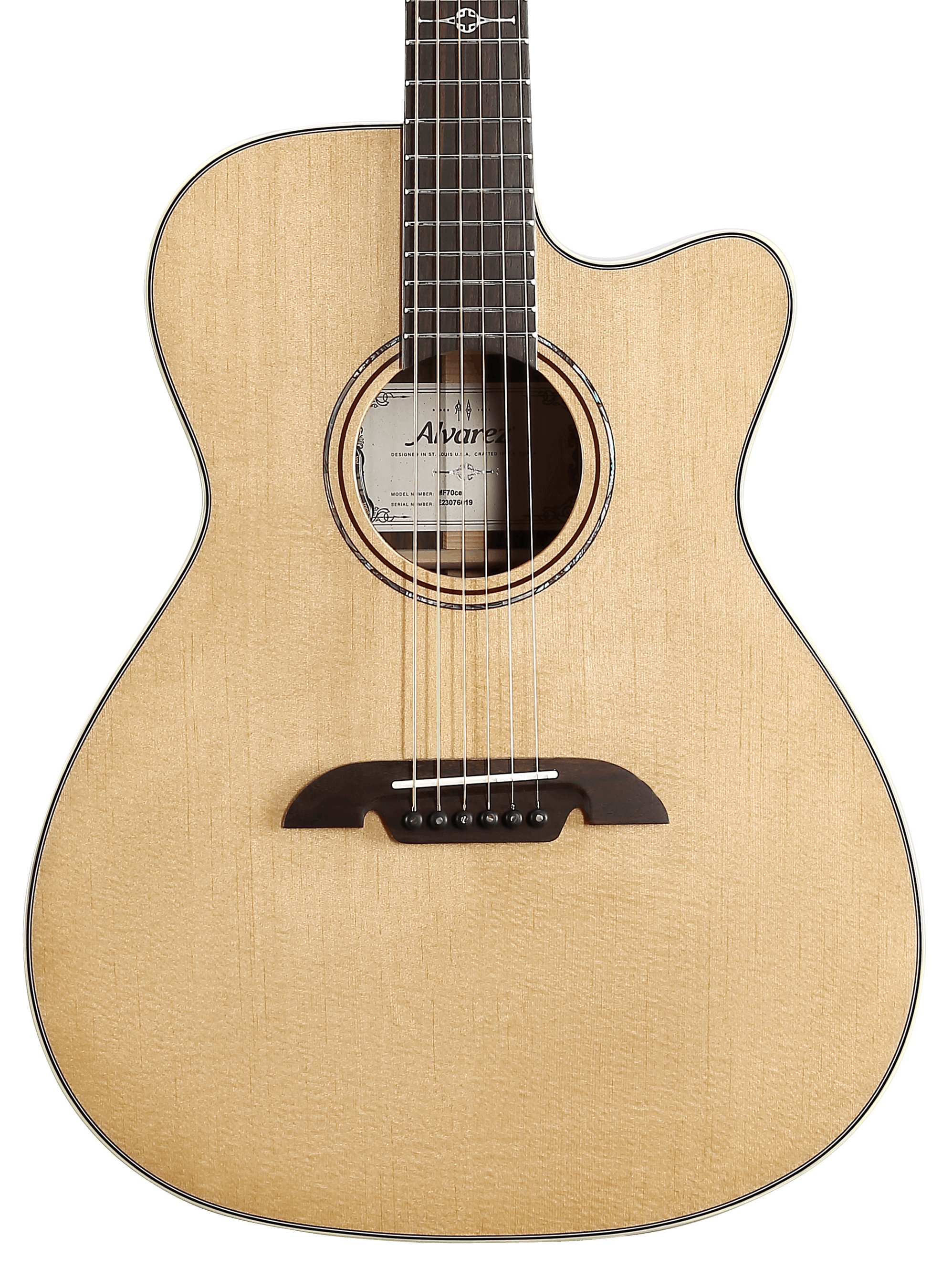 Alvarez Masterworks MF70CE Folk OM Electro Acoustic in Natural - MF70CEHF-1.jpg