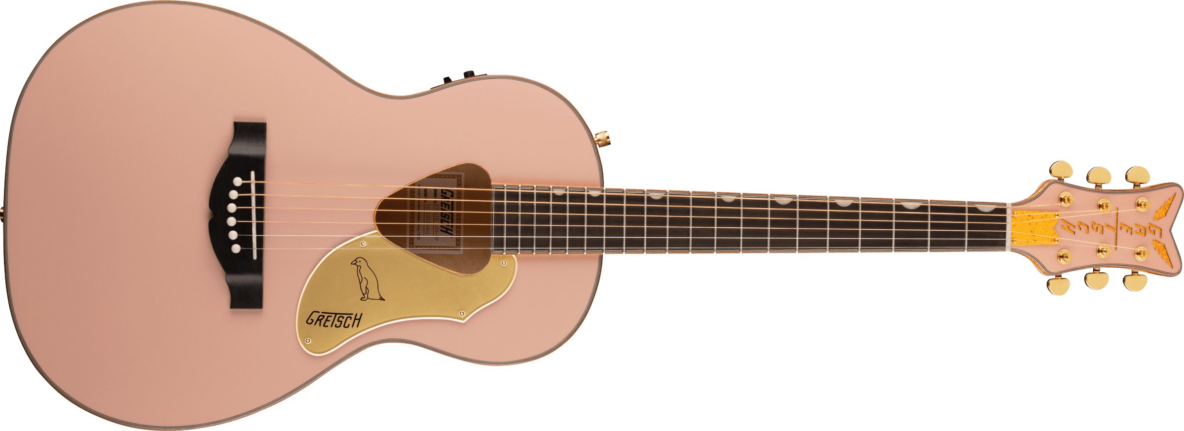 Gretsch G5021E Rancher Penguin Parlor Acoustic-Electric Shell Pink