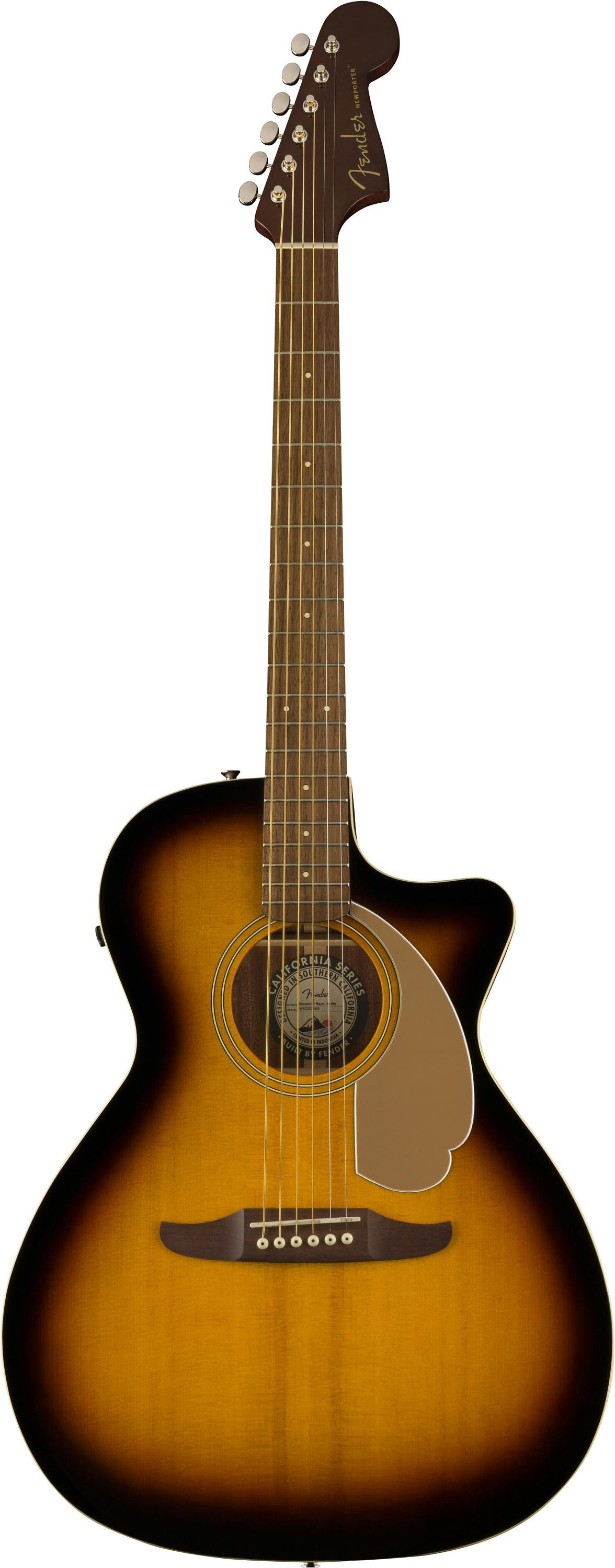 Fender Newporter Player Electro Acoustic Guitar in Sunburst - 0970743503-0970743503_fen_ins_frt_1_rr.jpg