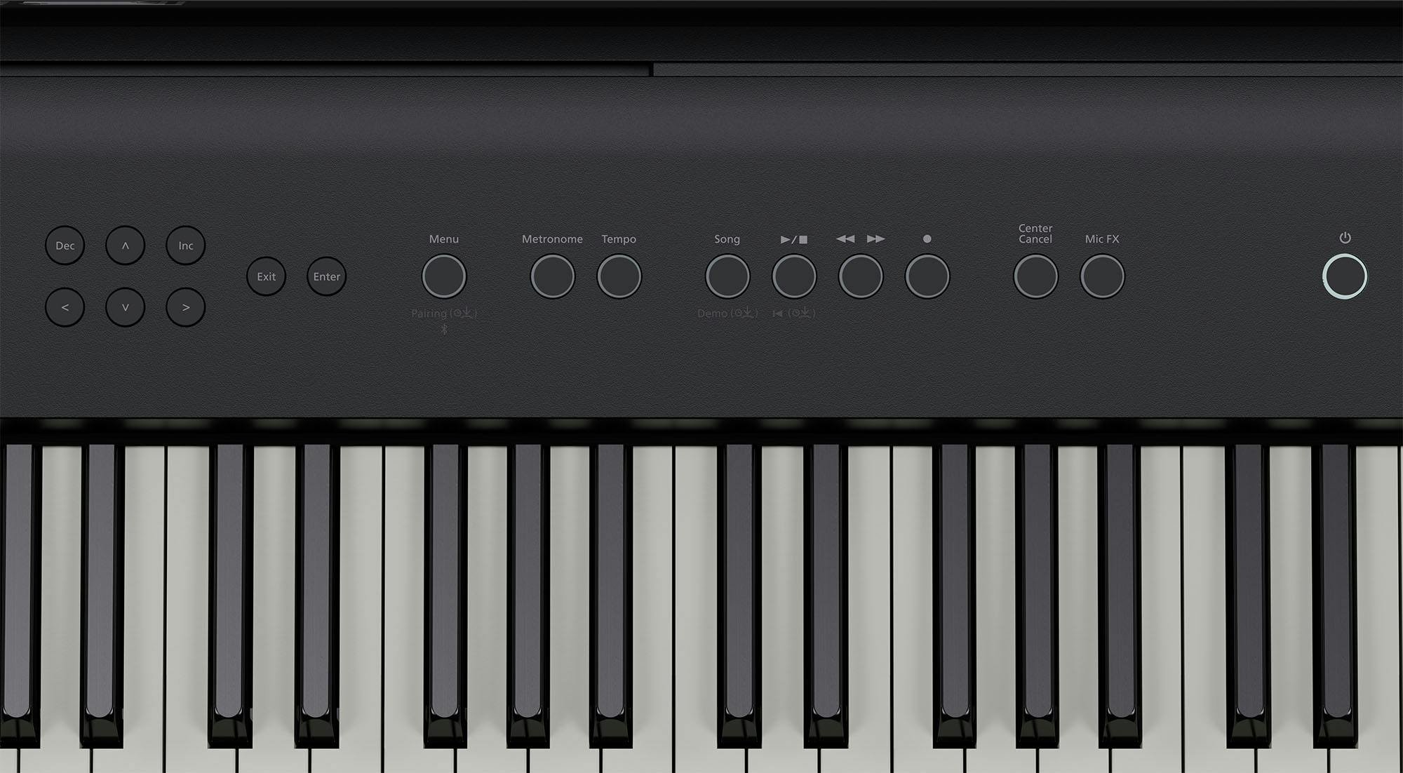 Roland FP-E50 Digital Portable Piano in Black - FP-E50-BK-FP-E50_PANEL_RIGHT.jpg