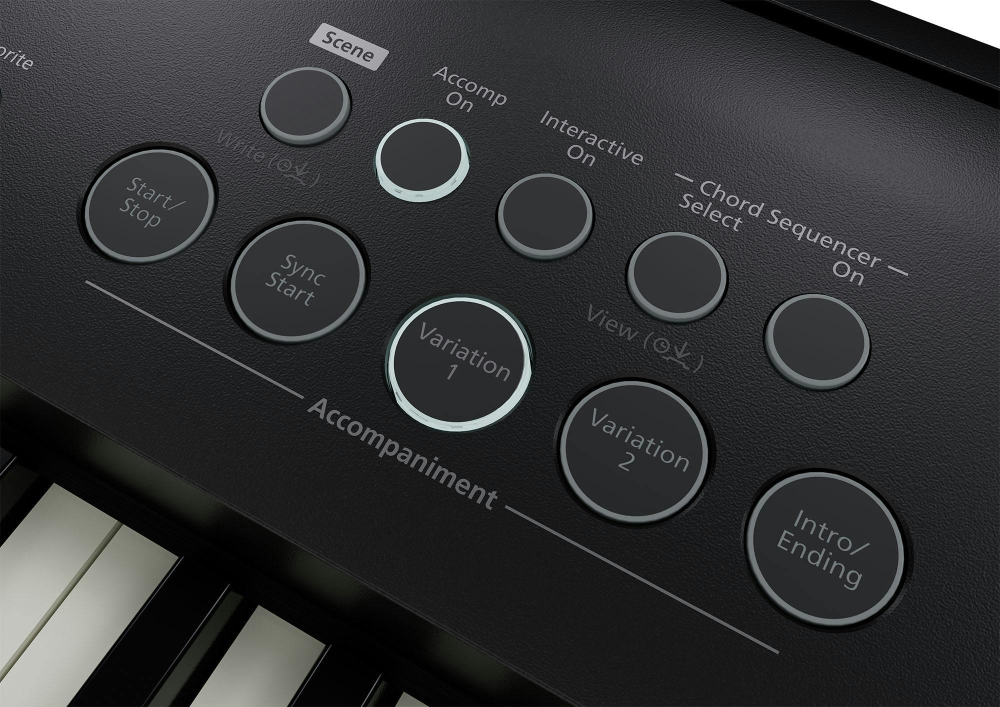 Roland FP-E50 Digital Portable Piano in Black - FP-E50-BK-FP-E50_PANEL_CLOSE_UP2.jpg