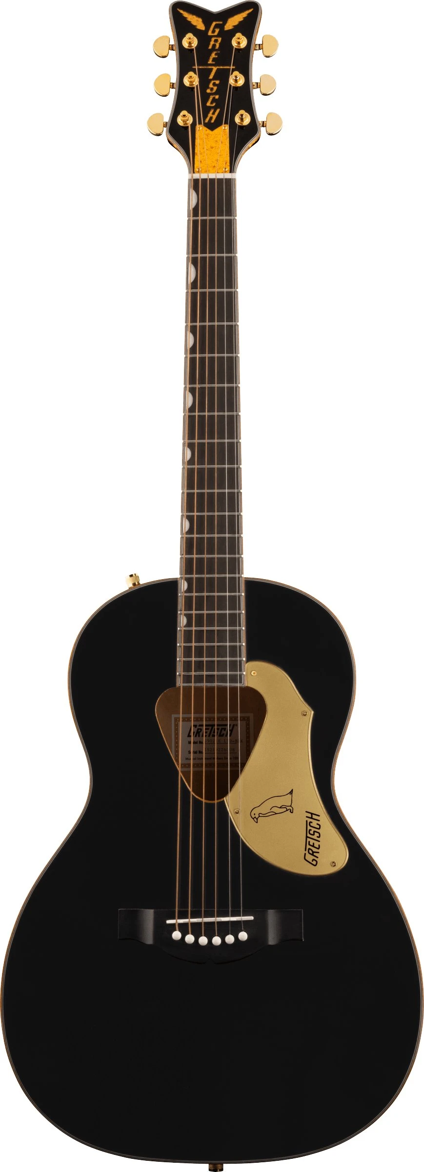 Gretsch G5021E Rancher Penguin Parlor Acoustic-Electric Black - 490385-1643026856684.jpg