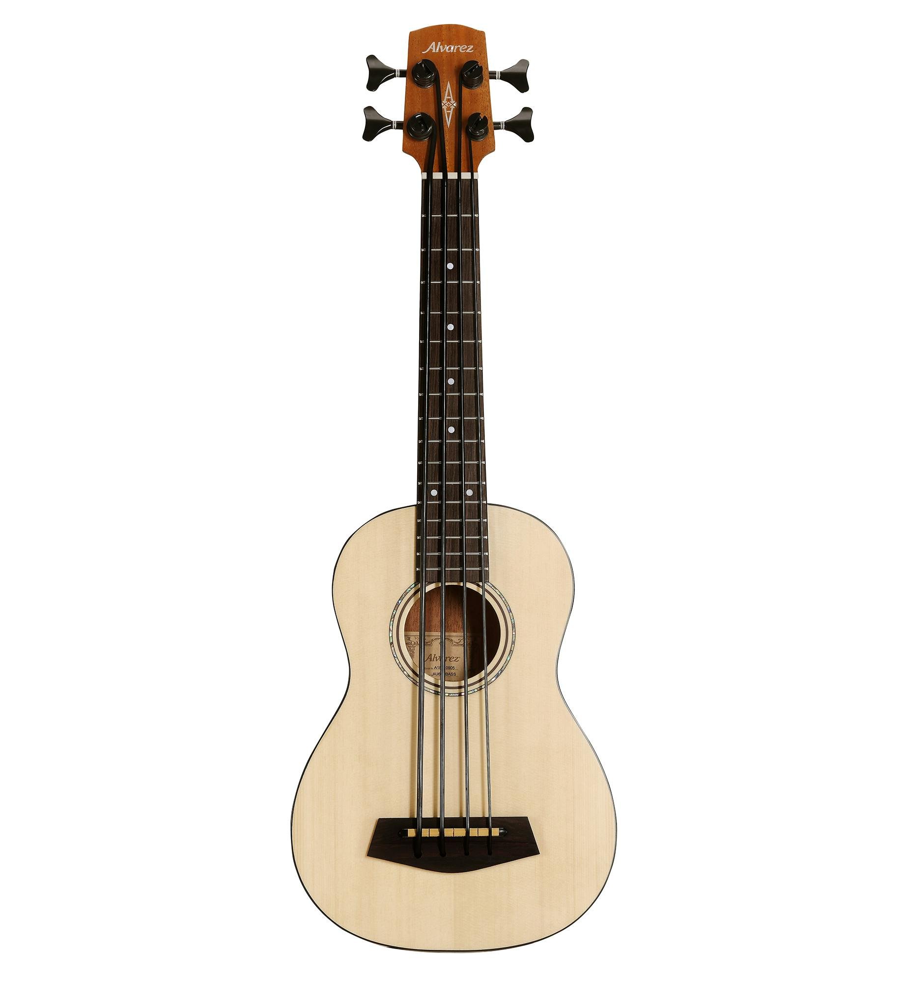 Alvarez Artist AU60EBASS Electro-Acoustic Bass Ukulele in Gloss Natural - 380701-AU60EBASS-Front.jpg