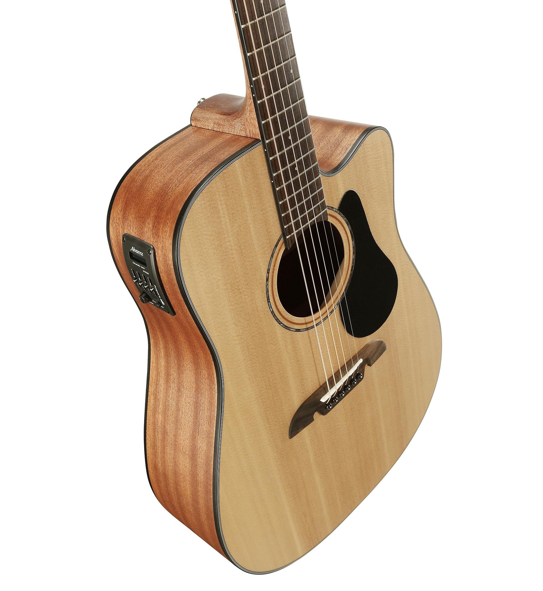 Alvarez Artist AD30CE Dreadnought Electro-Acoustic in Natural - 294270-AD30CE-T-Down.jpg