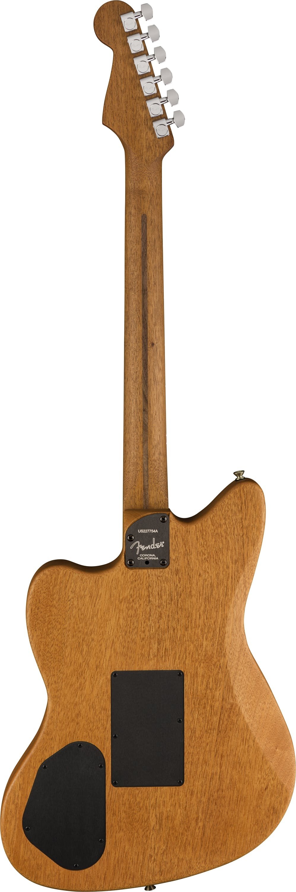 Fender American Acoustasonic Jazzmaster All-Mahogany Acoustic/Electric Guitar in Natural - 517208-Fender-American-Acoustasonic-Jazzmaster-All-Mahogany-Natural-Back.jpg