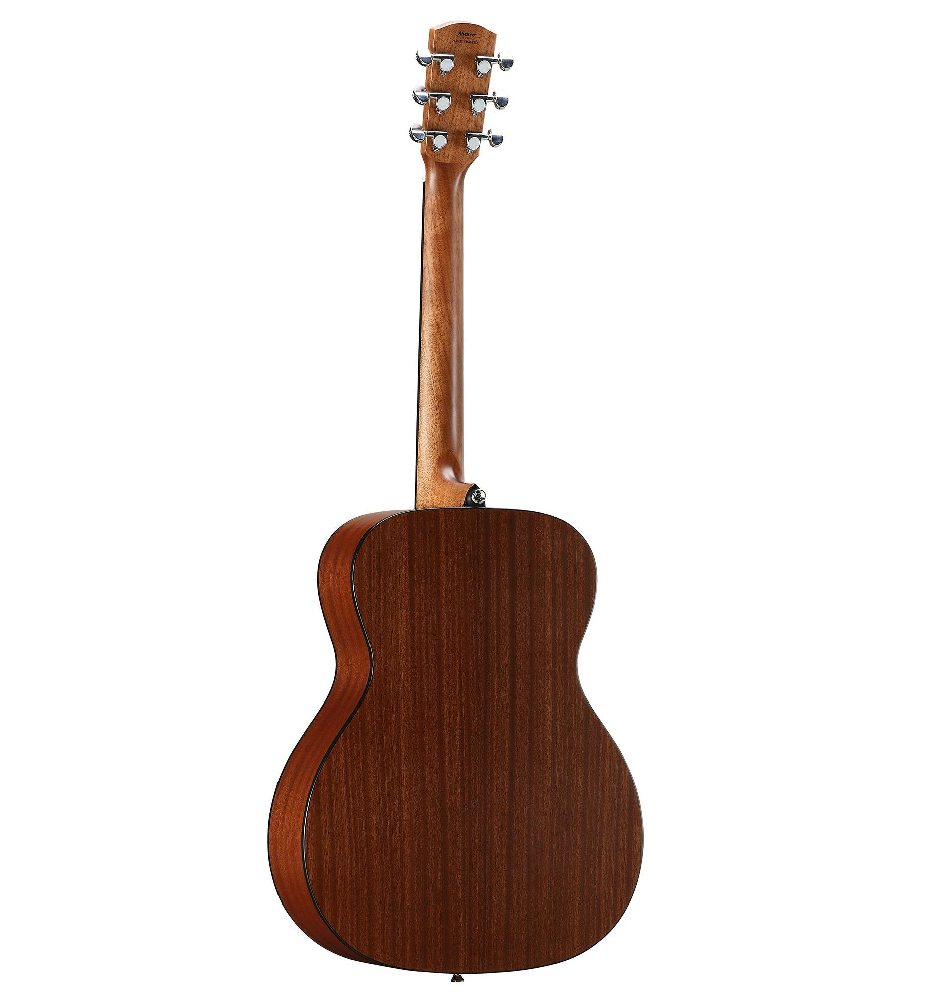 Alvarez Artist AF60 Folk OM Acoustic Guitar in Shadowburst - 294225-AF60SHB-Back-3_4.jpg