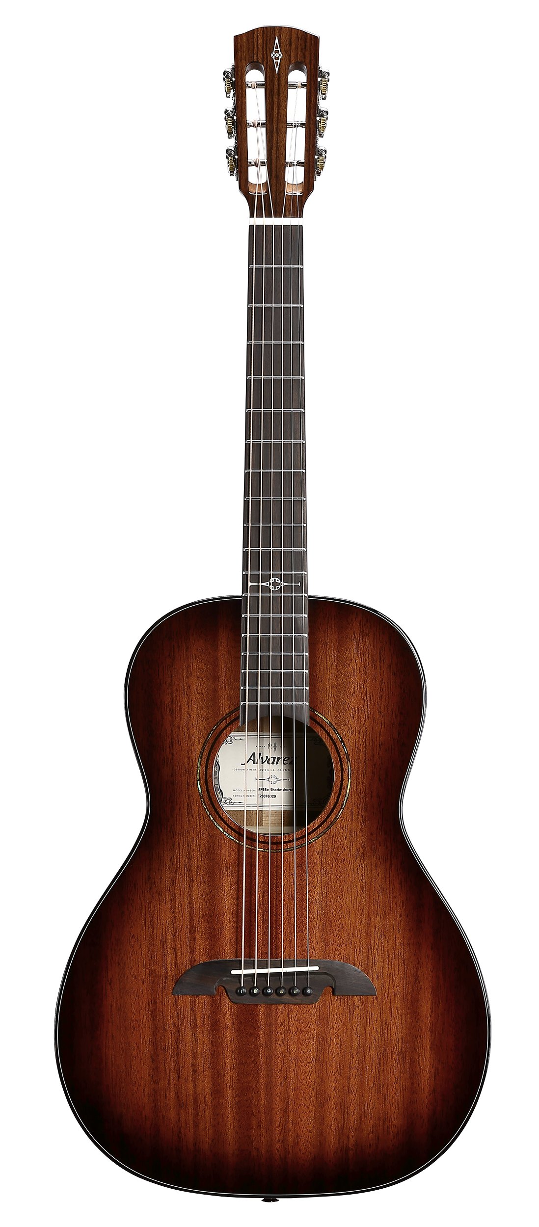 Alvarez Masterworks MPA66ESHB Electro-Acoustic in Shadowburst - MP66e Shadowburst_Front.jpg