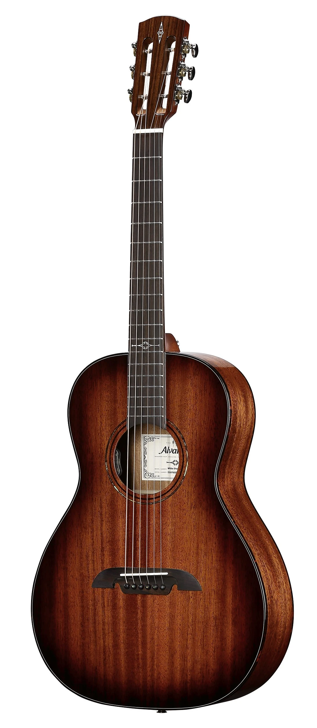 Alvarez Masterworks MPA66ESHB Electro Acoustic in Shadowburst - MP66e Shadowburst_Right_3-4.jpg