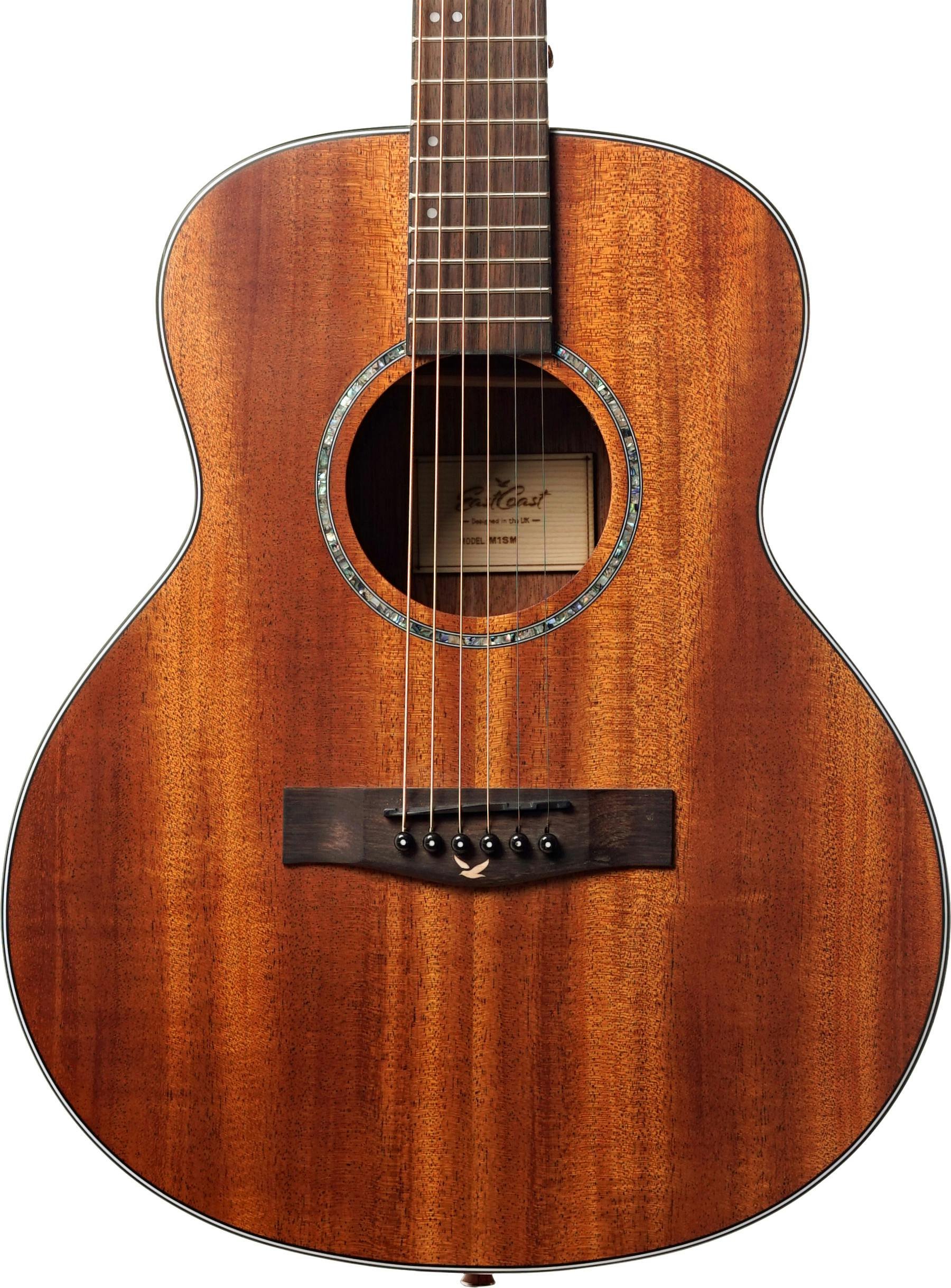 EastCoast M1SM GSM Satin Natural Solid Mahogany Top - 347400-M1SM Satin Natural Front1.jpg