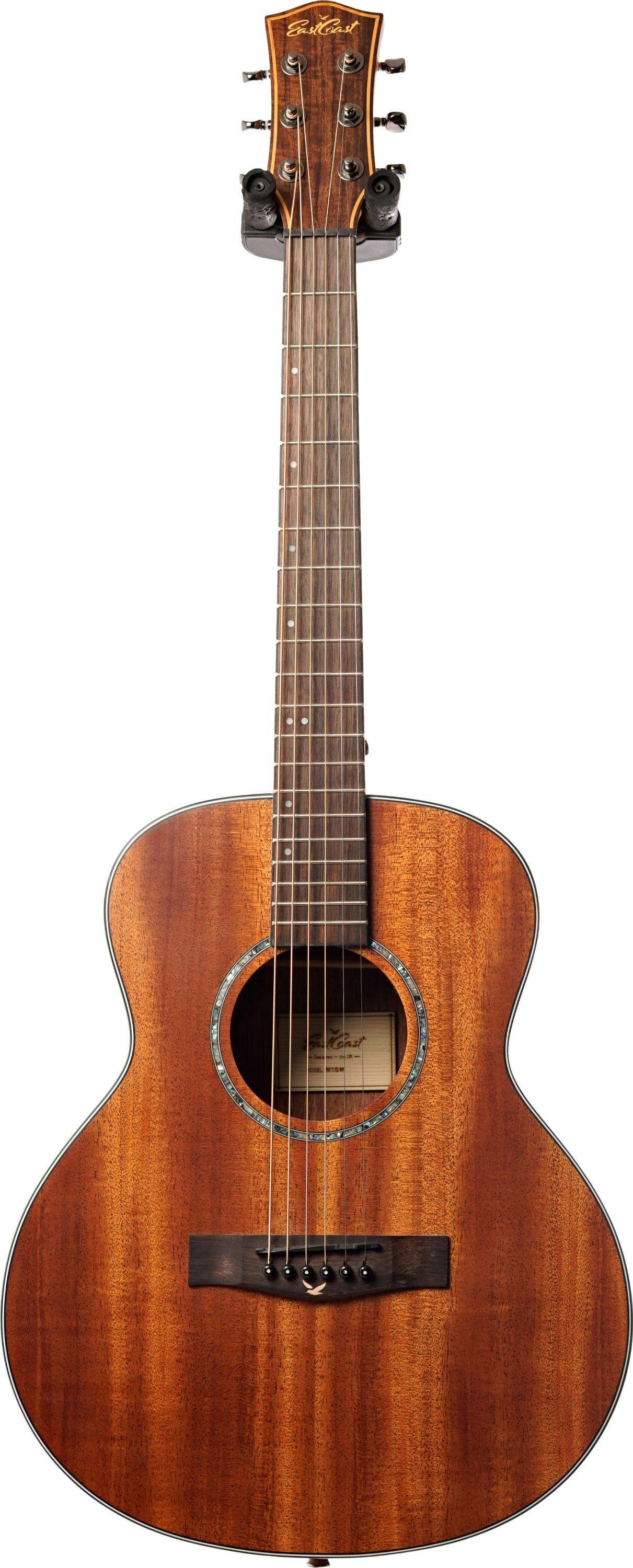 EastCoast M1SM GSM Satin Natural Solid Mahogany Top - 347401-M1SM Satin Natural Front.jpg