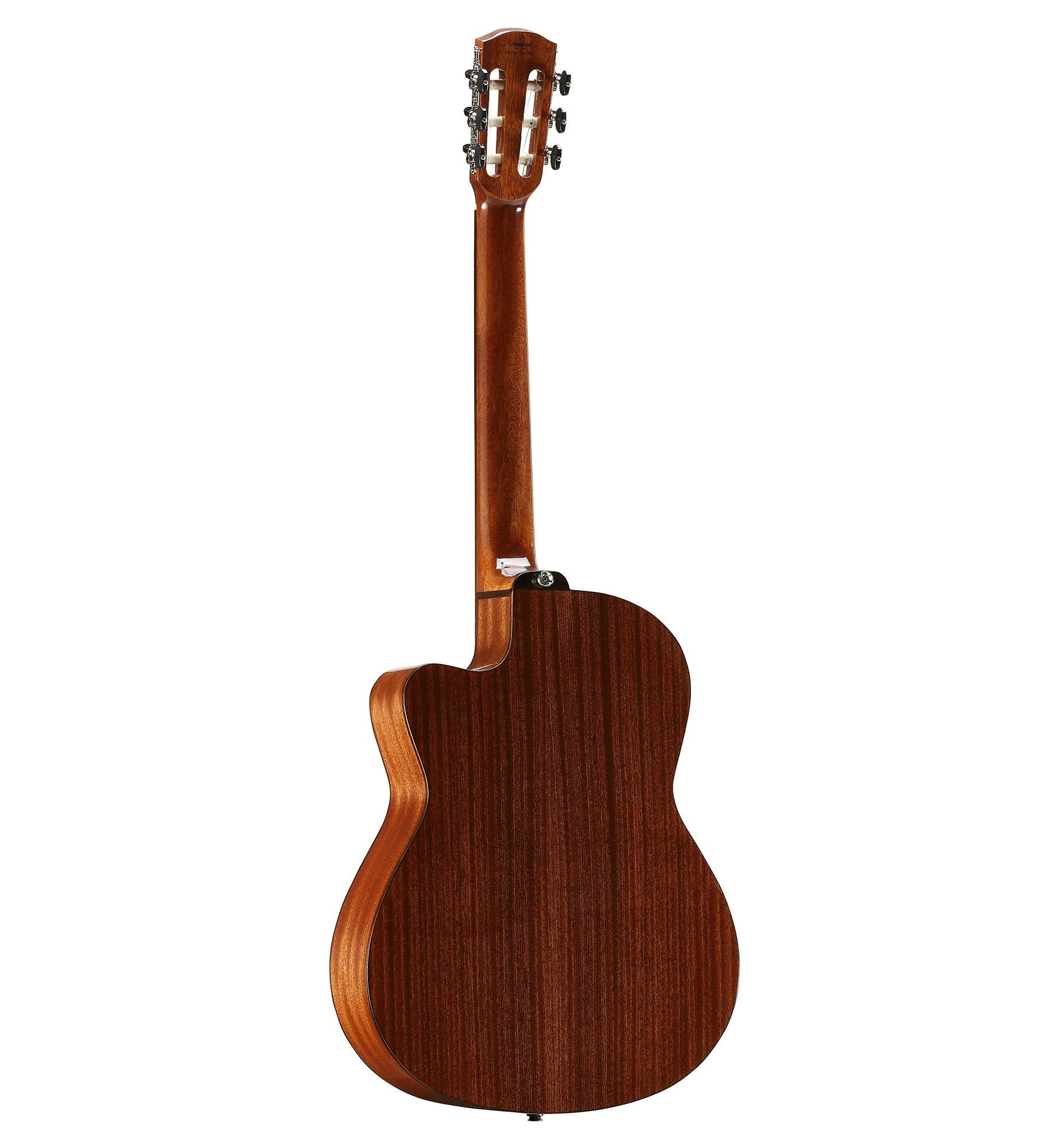 Alvarez Artist AC65HCE Classical Hybrid Electro-Acoustic in Natural - 294142-AC65HCE-Back-3_4.jpg