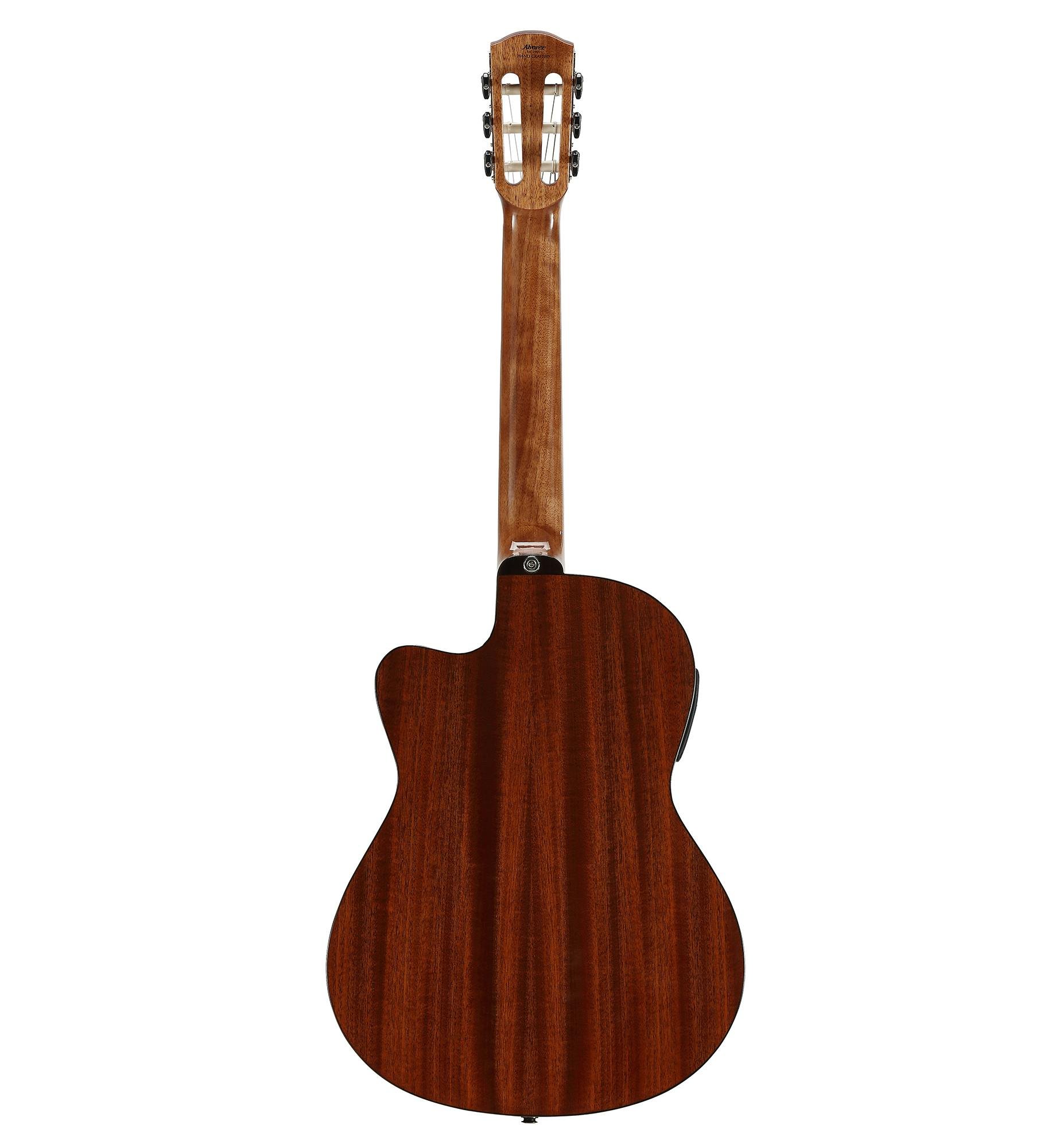 Alvarez Artist AC65HCE Classical Hybrid Electro Acoustic in Natural - 294143-AC65HCE-Back-1.jpg