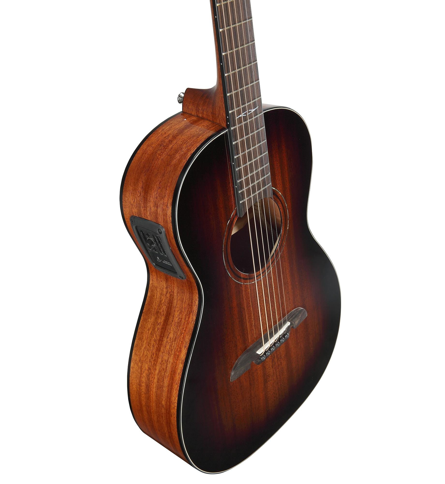 Alvarez Artist AP66E Parlour Electro Acoustic in Shadowburst - 294238-AP66ESHB-T-Down.jpg