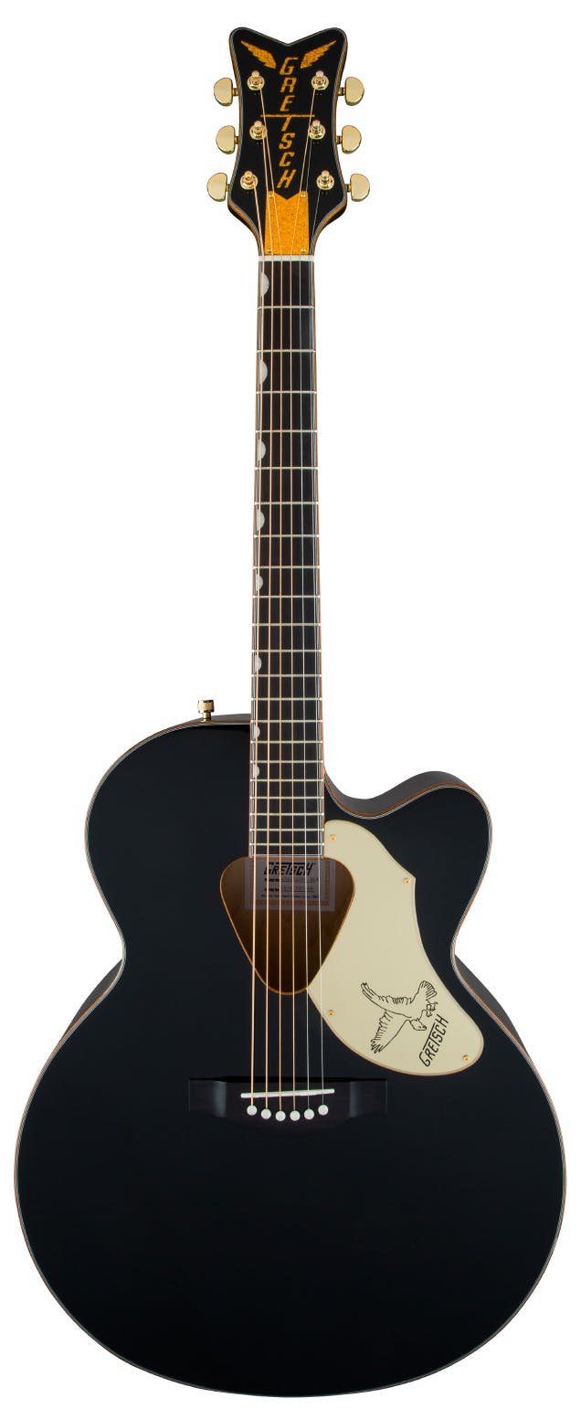 Gretsch G5022CBFE Rancher Falcon ほぼ未使用 Gretsch G5022CBFE Falcon Jumbo CA AE Black - Andertons Music Co.