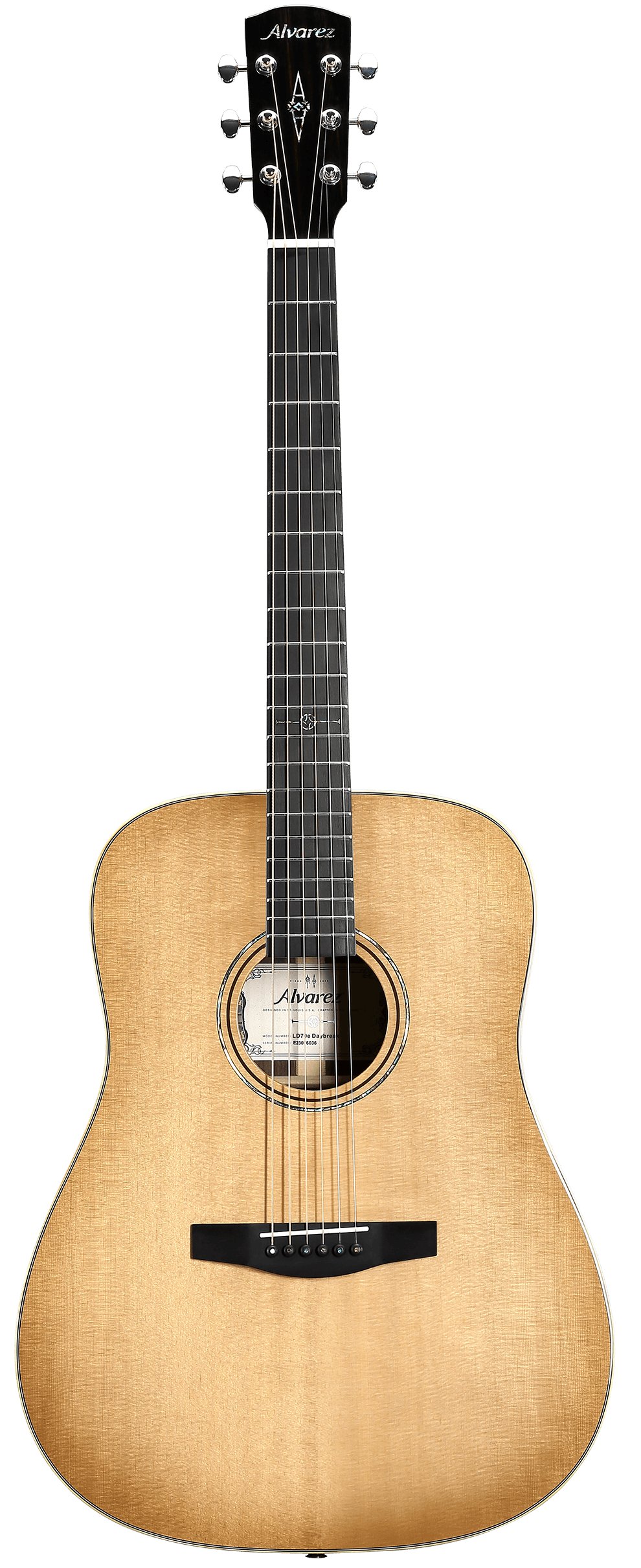 Alvarez Laureate LD70E Dreadnought Electro Acoustic in Daybreak - LD70EHFDB-2.jpg