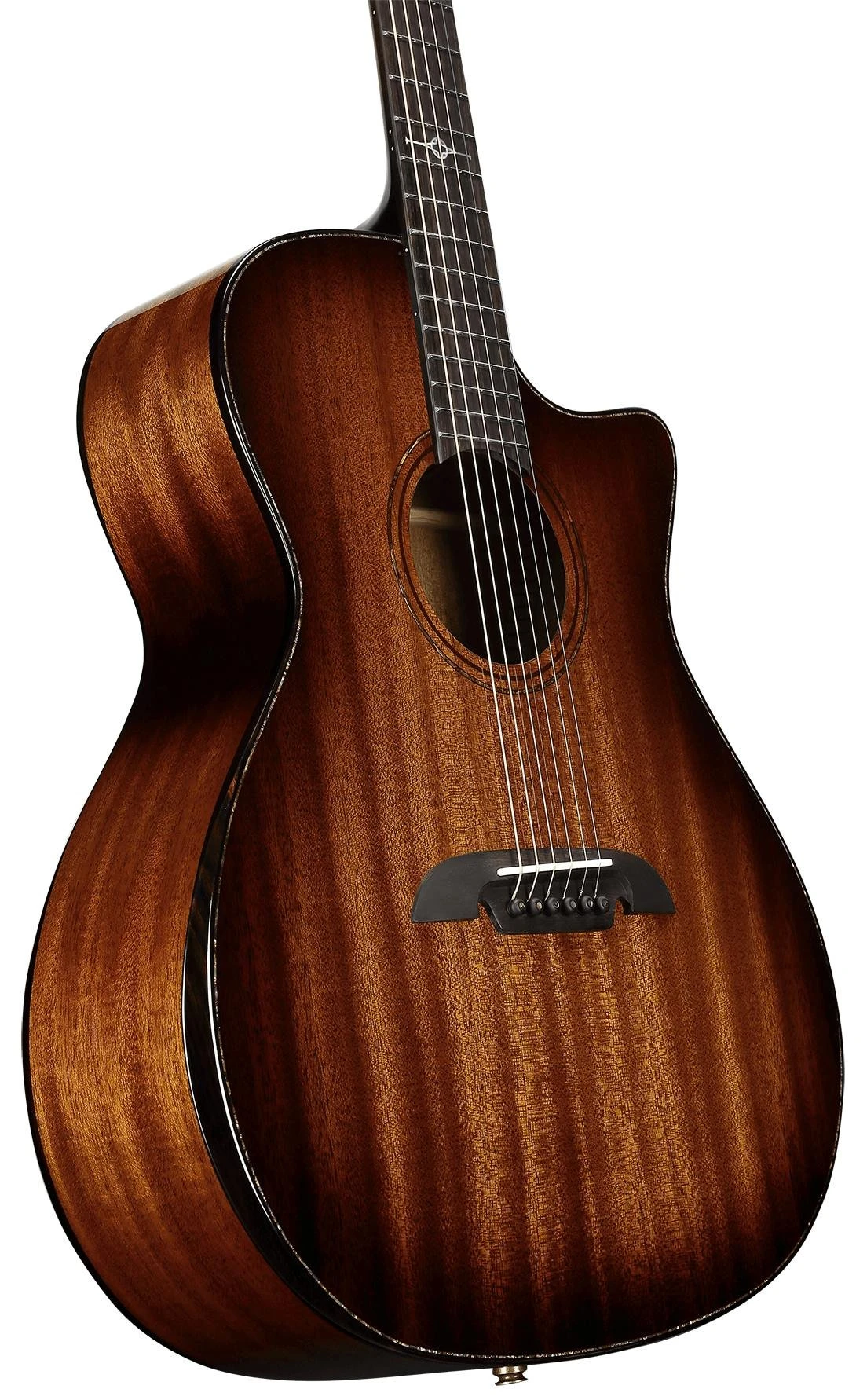 Alvarez Masterworks MGA66CE Grand Auditorium Electro Acoustic in Shadowburst - MGA66CEHFARSHB-Alvarez-Masterworks-Grand-Auditorium-Cutaway-&-Bevels-Mahogany-top-back-Shadowburst-LR-Baggs-HiFi-Side.jpg