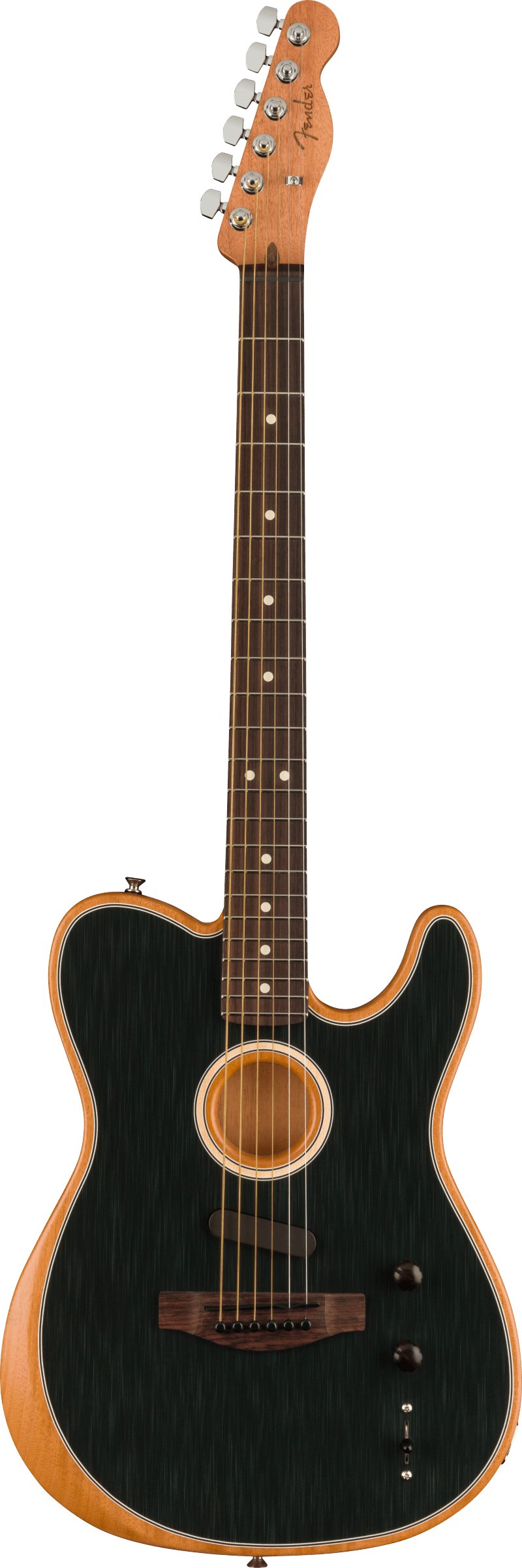 Fender Acoustasonic Player Telecaster in Brushed Black - Andertons