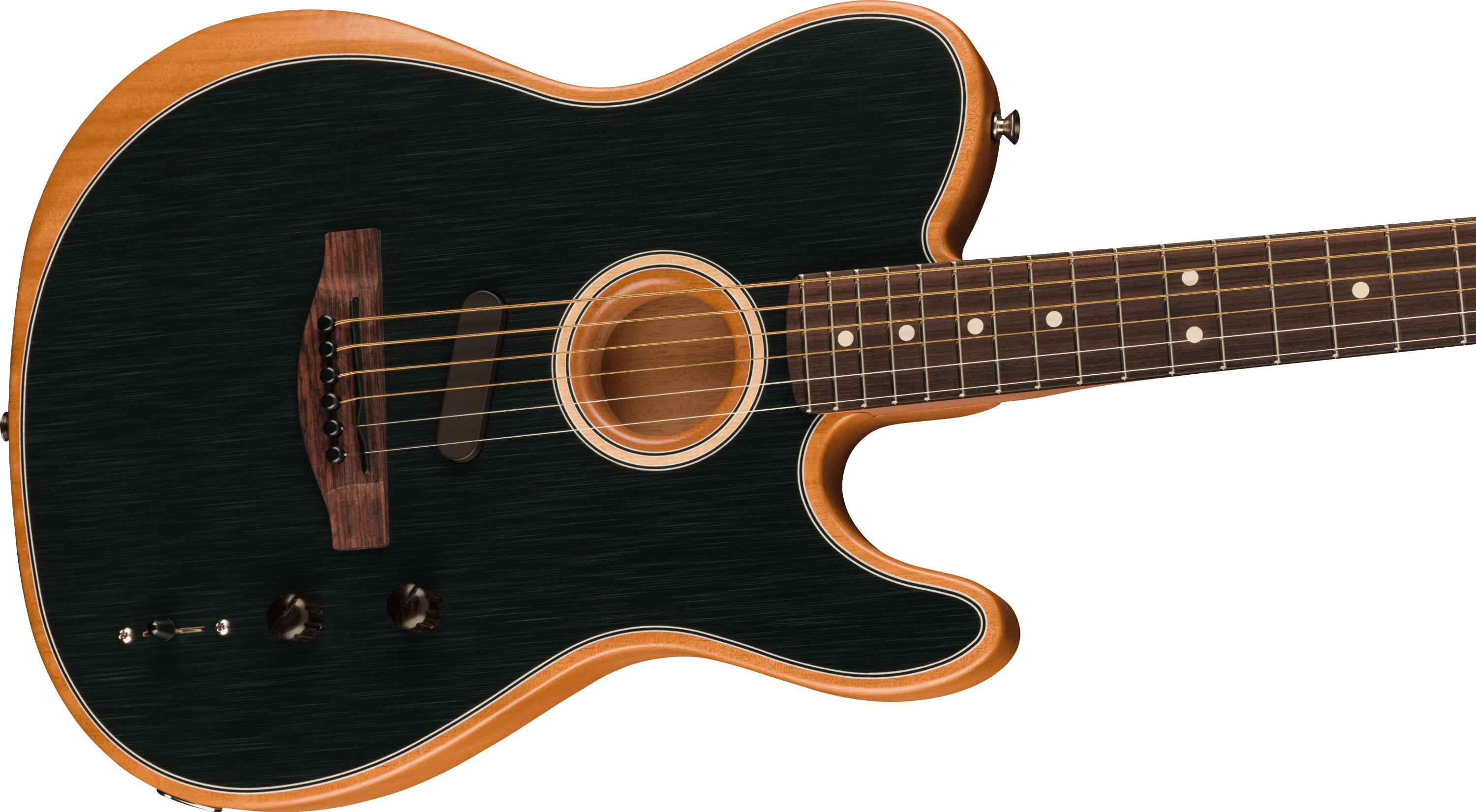 Fender Acoustasonic Player Telecaster Acoustic/Electric Guitar in Brushed Black - 472554-Fender-Acoustasonic-Player-Telecaster-Black-Body-Angle.jpg